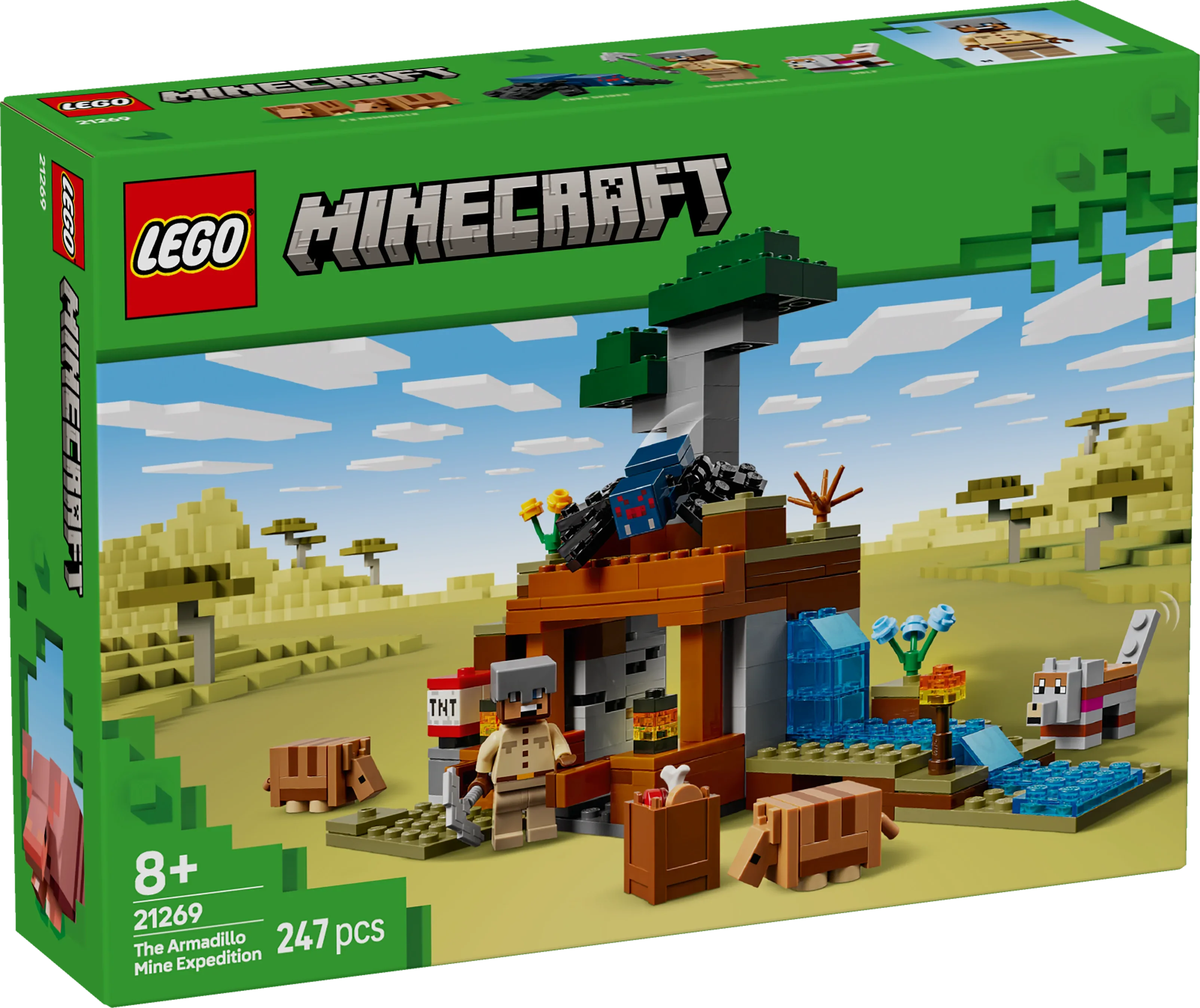 LEGO® 21269 Minecraft® Die Expedition zur Gürteltiermine