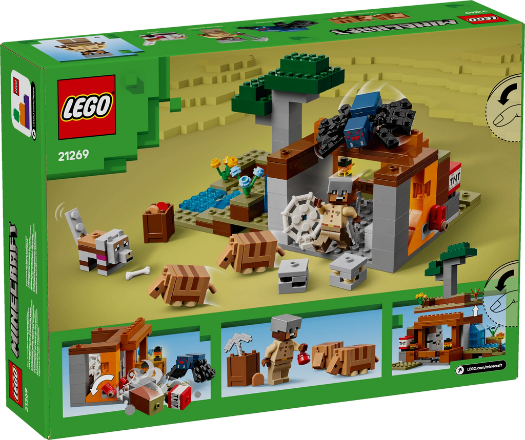 LEGO® 21269 Minecraft® Die Expedition zur Gürteltiermine