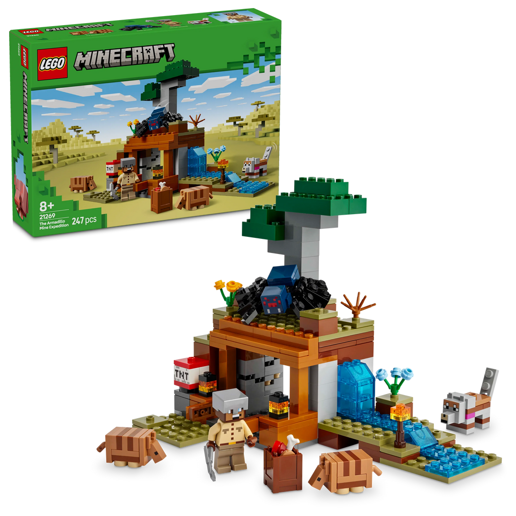 LEGO® 21269 Minecraft® Die Expedition zur Gürteltiermine