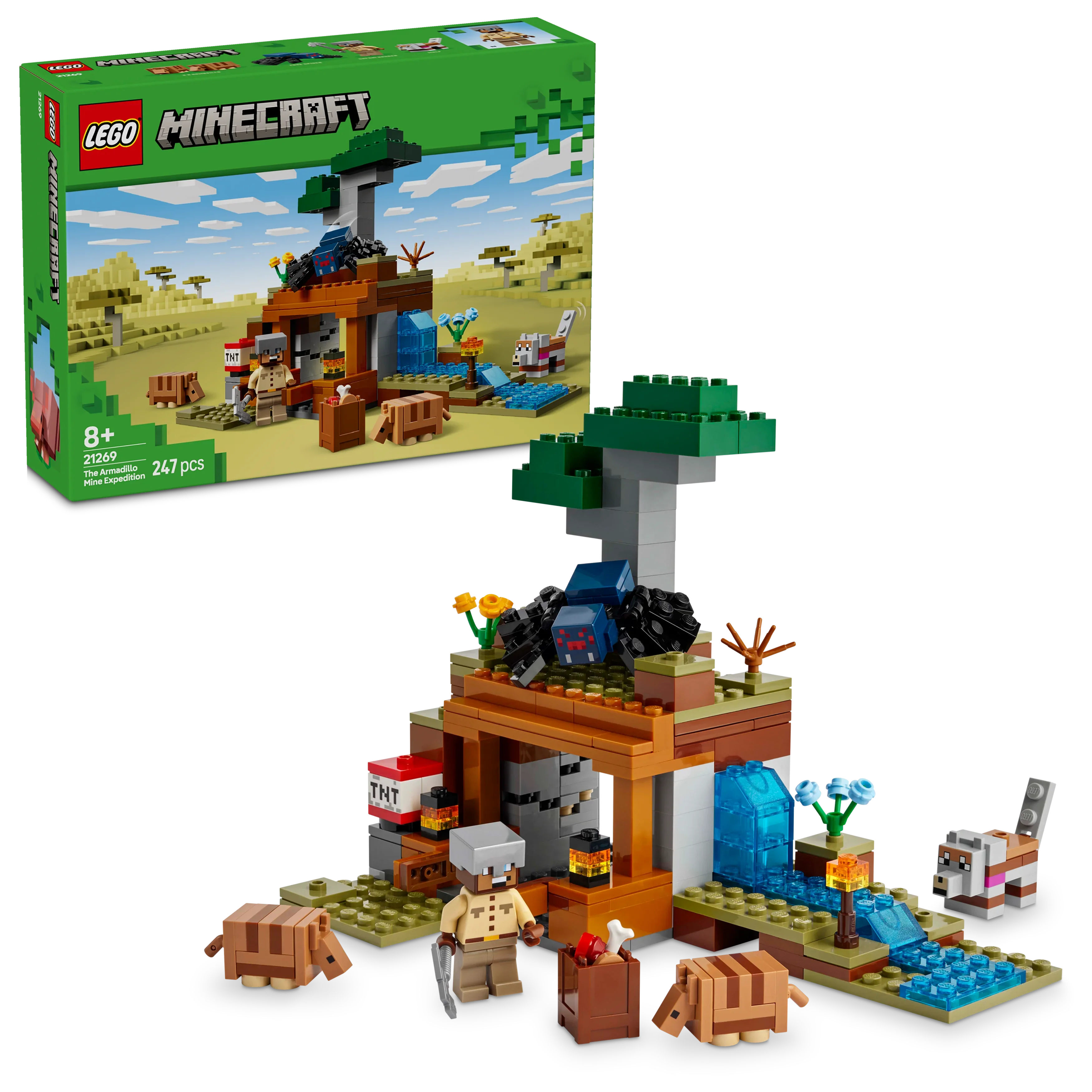 LEGO® 21269 Minecraft® Die Expedition zur Gürteltiermine