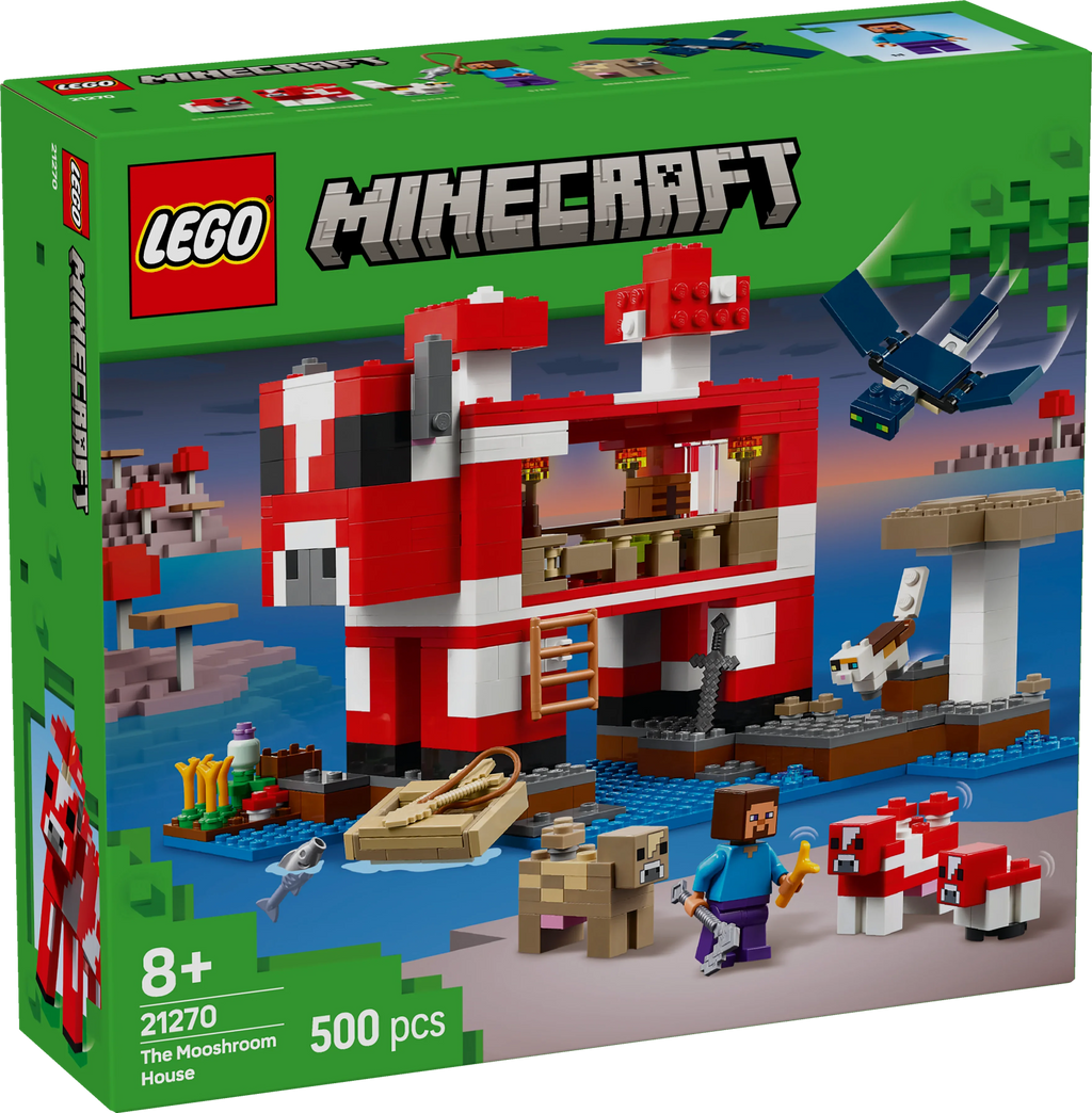 LEGO® 21270 Minecraft® Das Pilzkuh-Haus