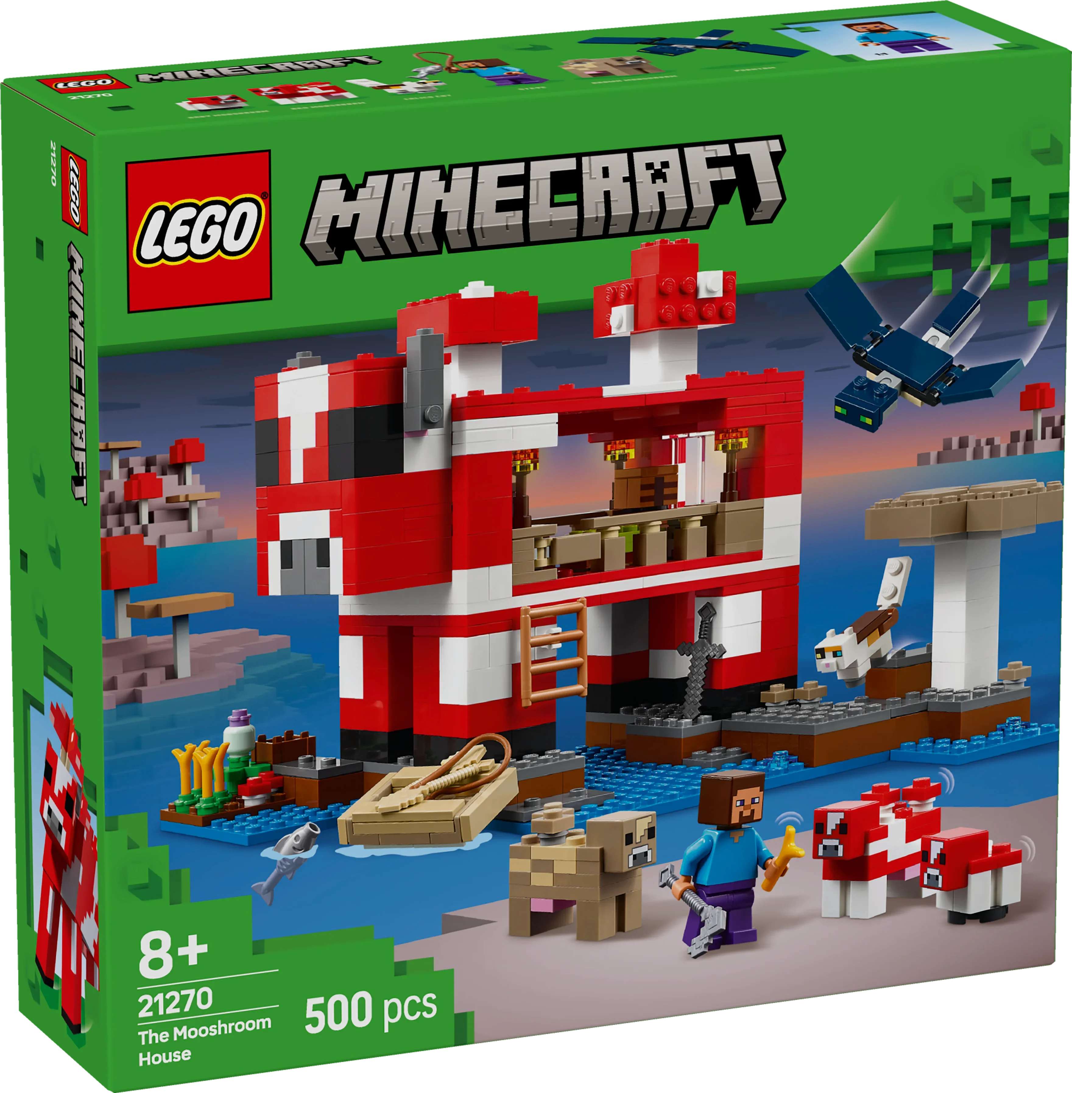 LEGO® 21270 Minecraft® Das Pilzkuh-Haus