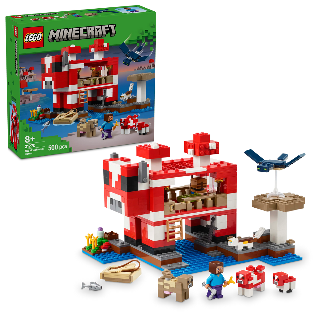 LEGO® 21270 Minecraft® Das Pilzkuh-Haus