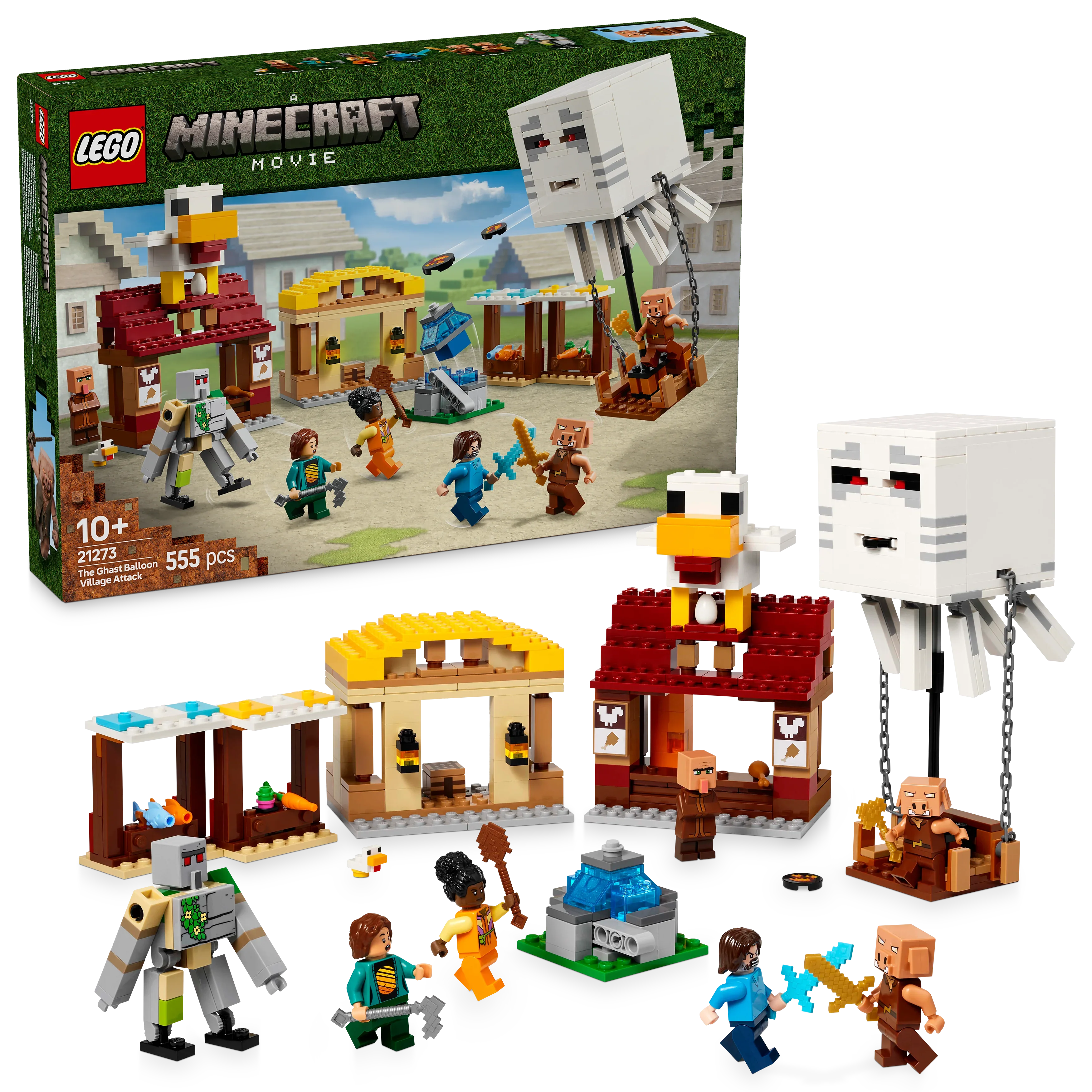 LEGO® 21273 Minecraft® Angriff des Ghast-Ballons