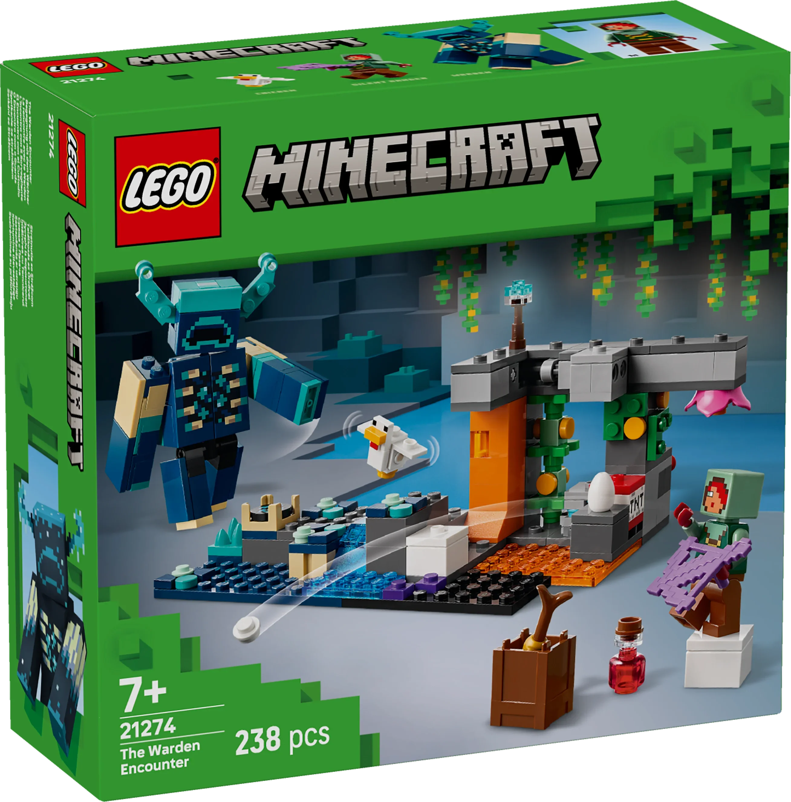 LEGO® 21274 Minecraft® Begegnung mit dem Wächter