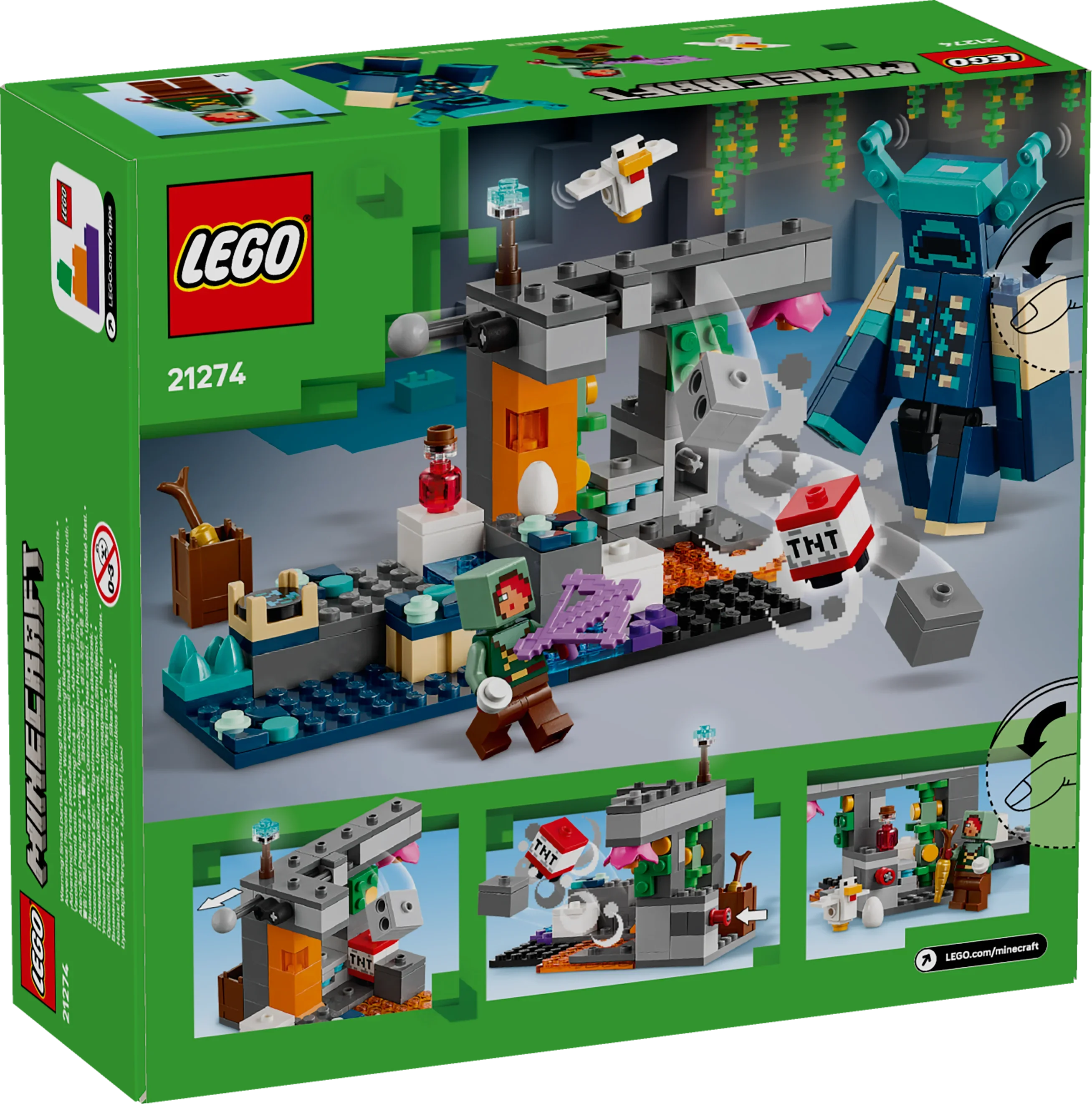 LEGO® 21274 Minecraft® Begegnung mit dem Wächter