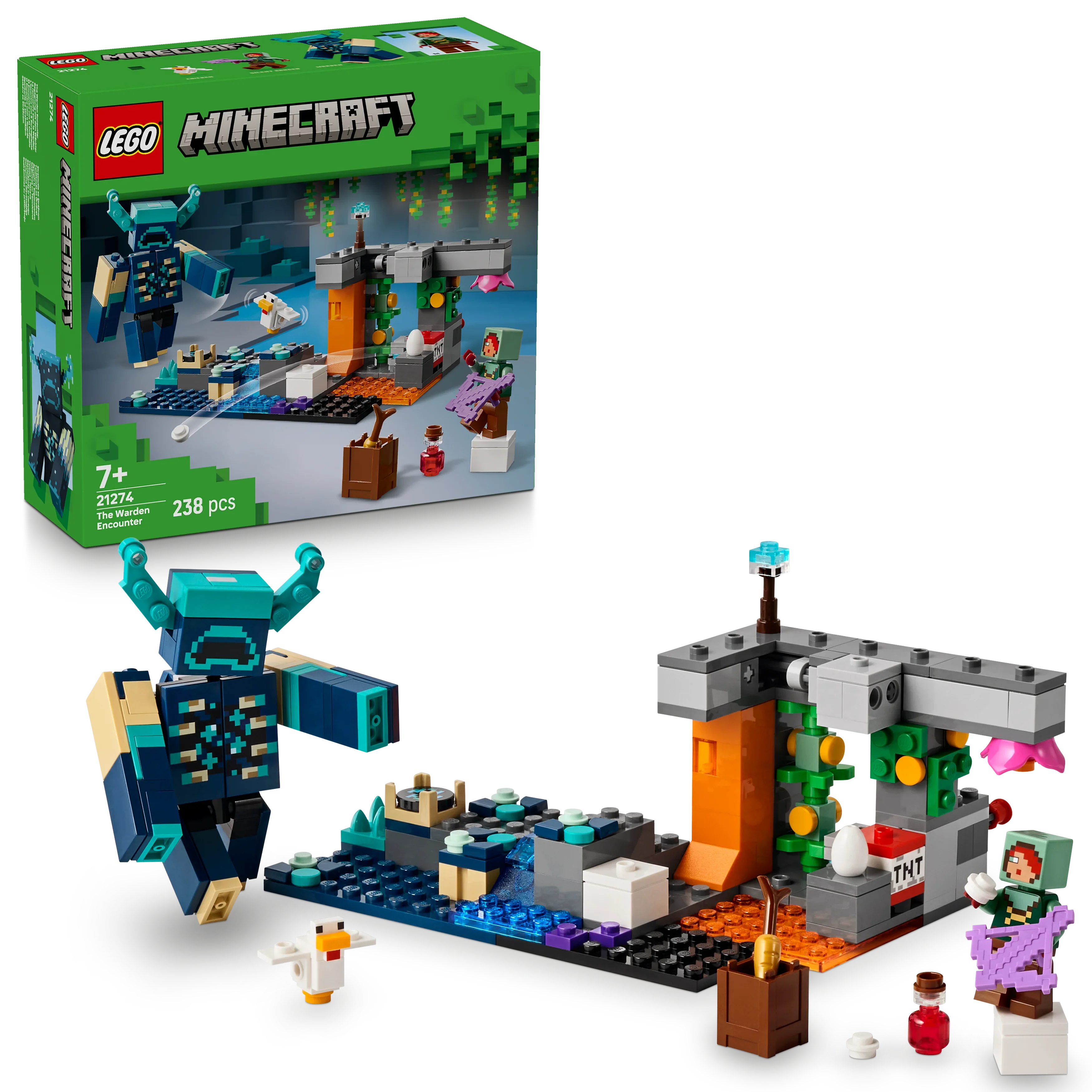 LEGO® 21274 Minecraft® Begegnung mit dem Wächter