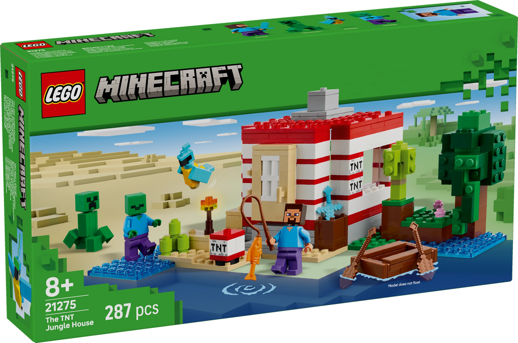 LEGO® 21275 Minecraft® Das TNT-Dschungelhaus