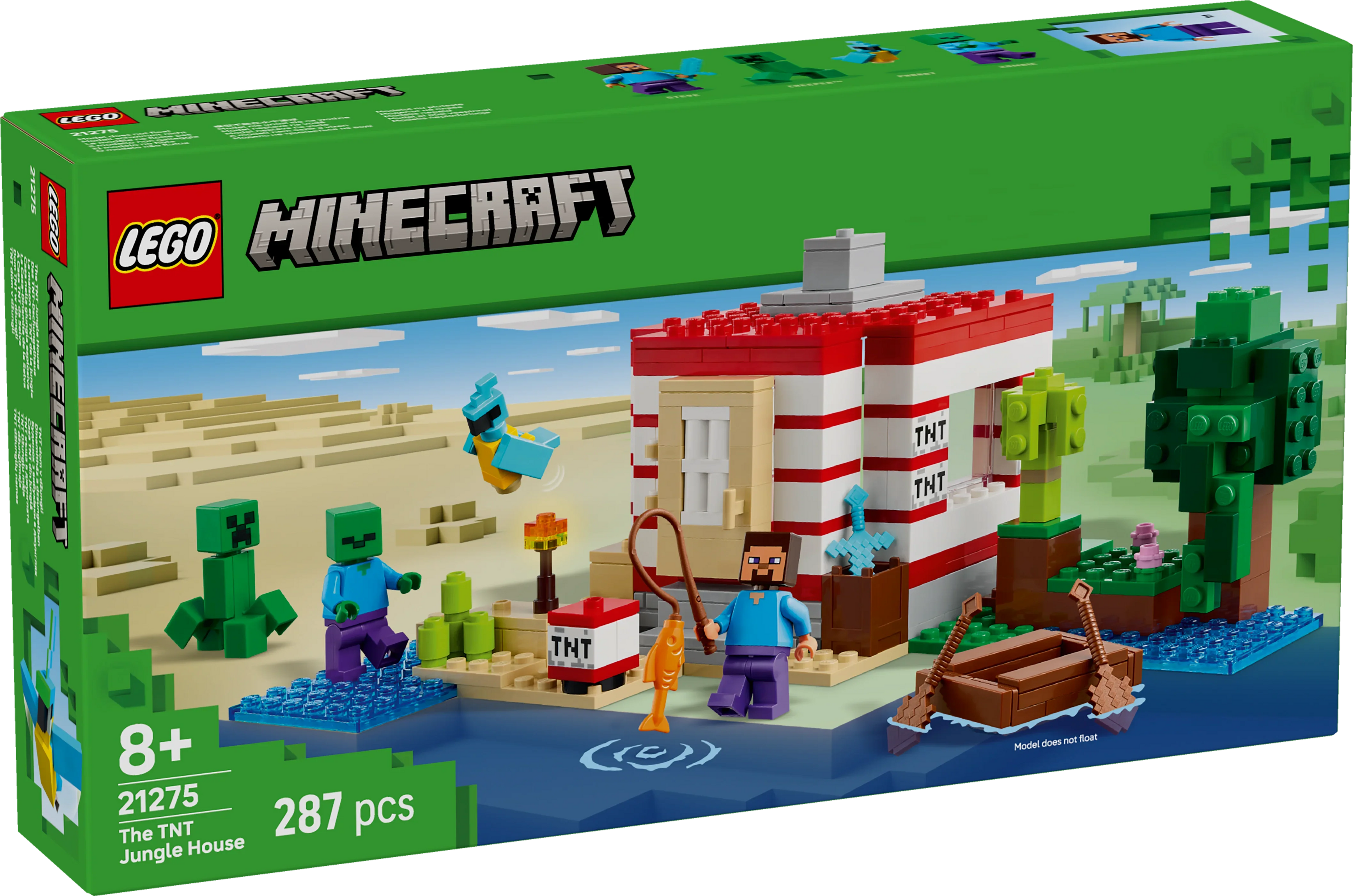 LEGO® 21275 Minecraft® Das TNT-Dschungelhaus