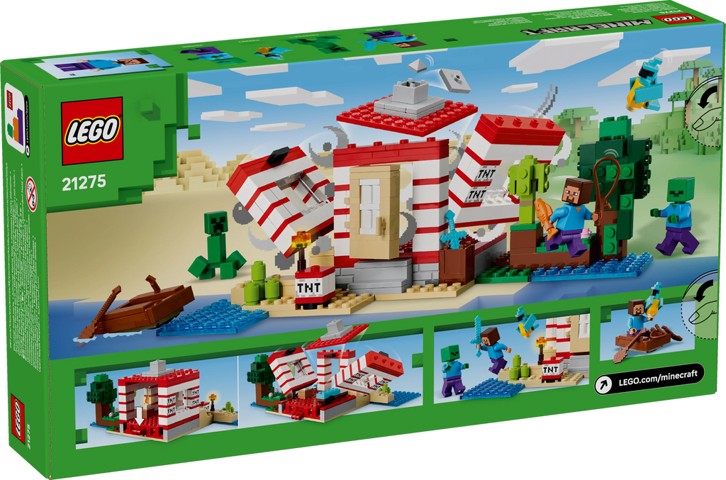 LEGO® 21275 Minecraft® Das TNT-Dschungelhaus