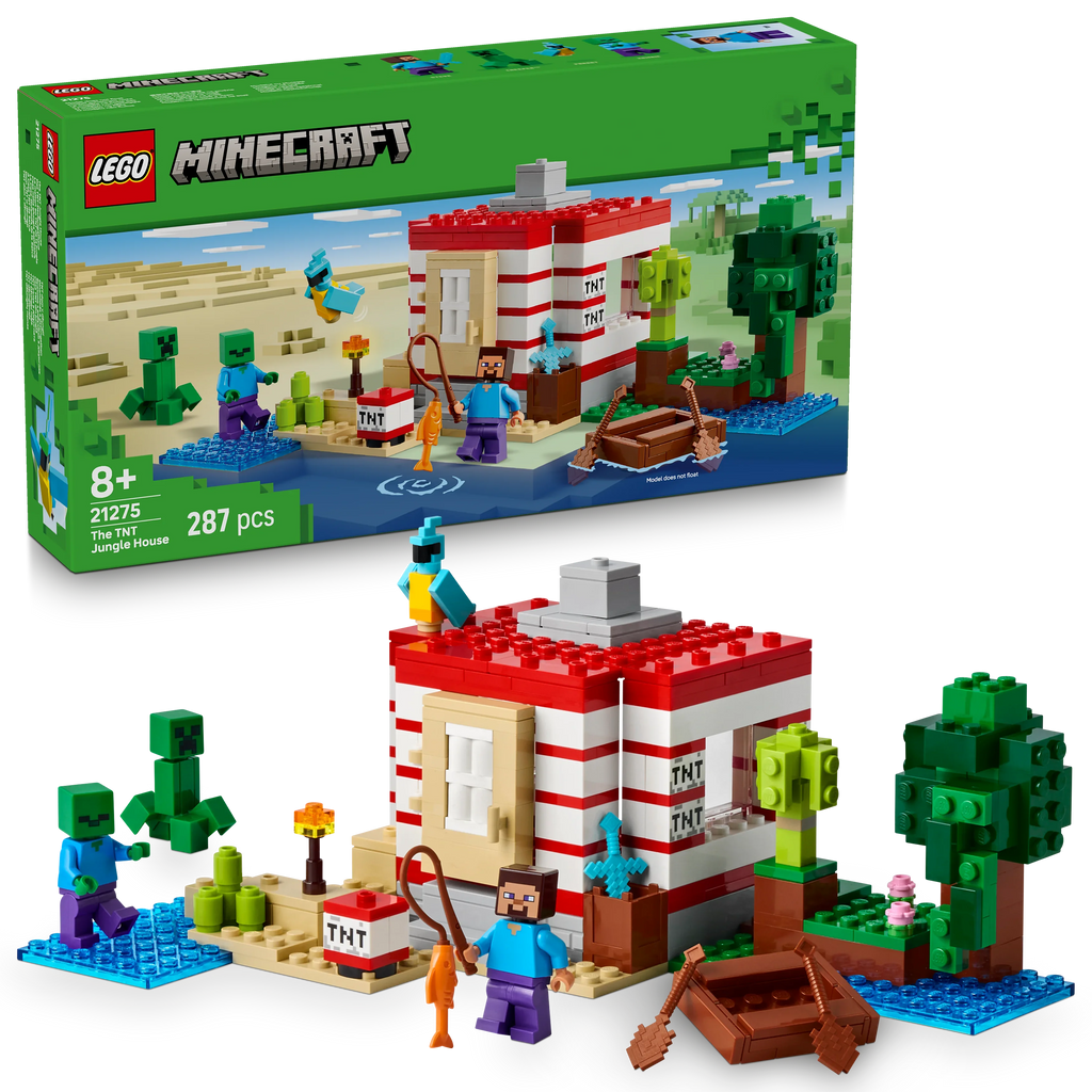 LEGO® 21275 Minecraft® Das TNT-Dschungelhaus