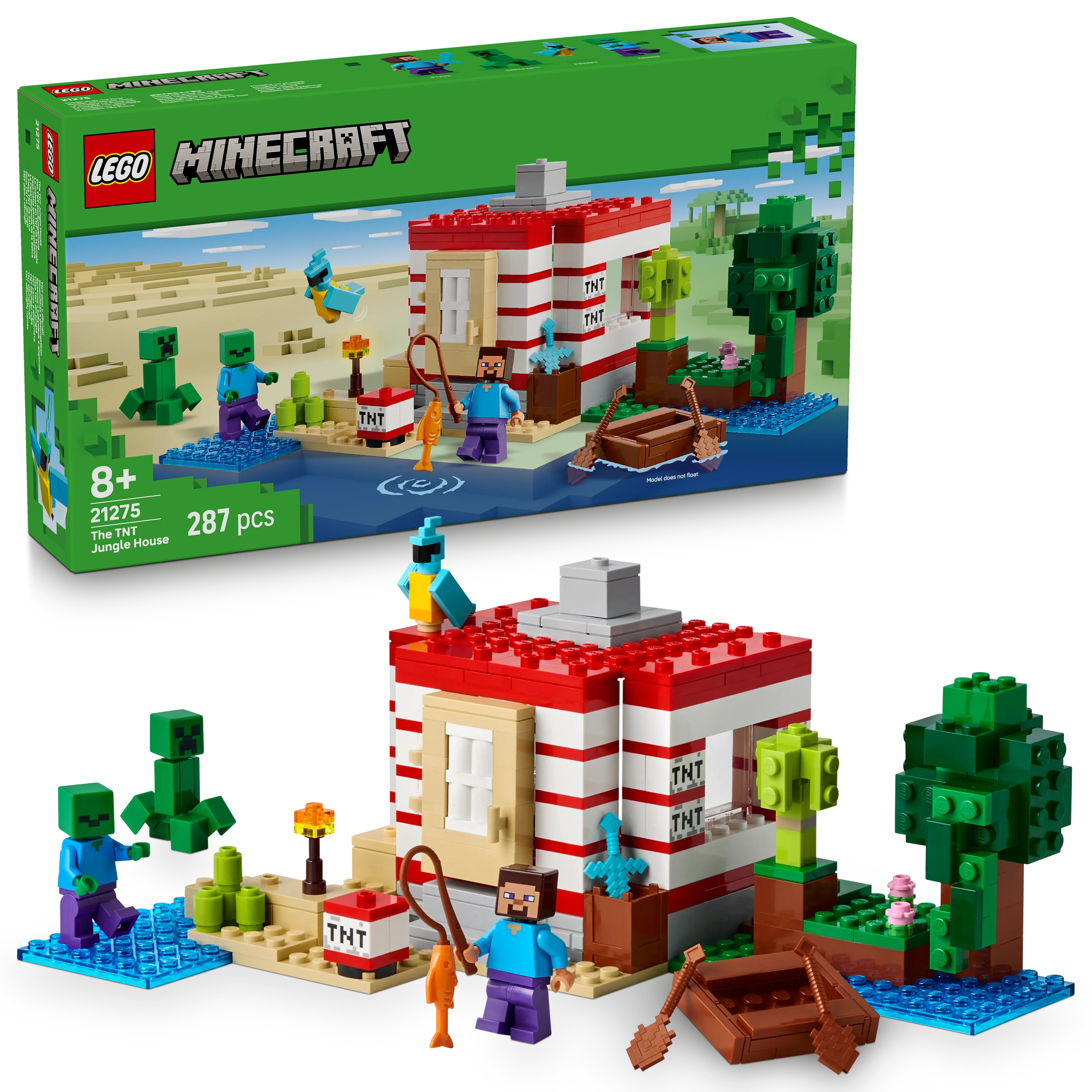 LEGO® 21275 Minecraft® Das TNT-Dschungelhaus