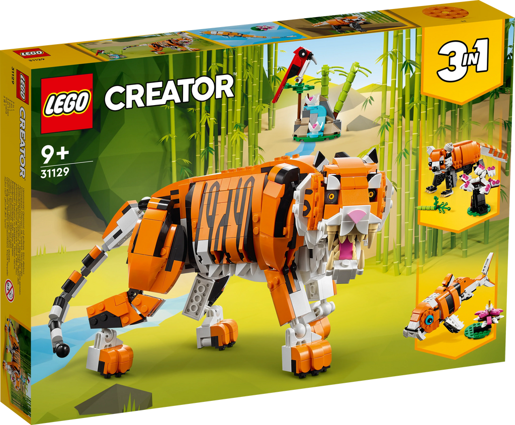 LEGO® 31129 Creator 3-in-1-Set – Majestätischer Tiger