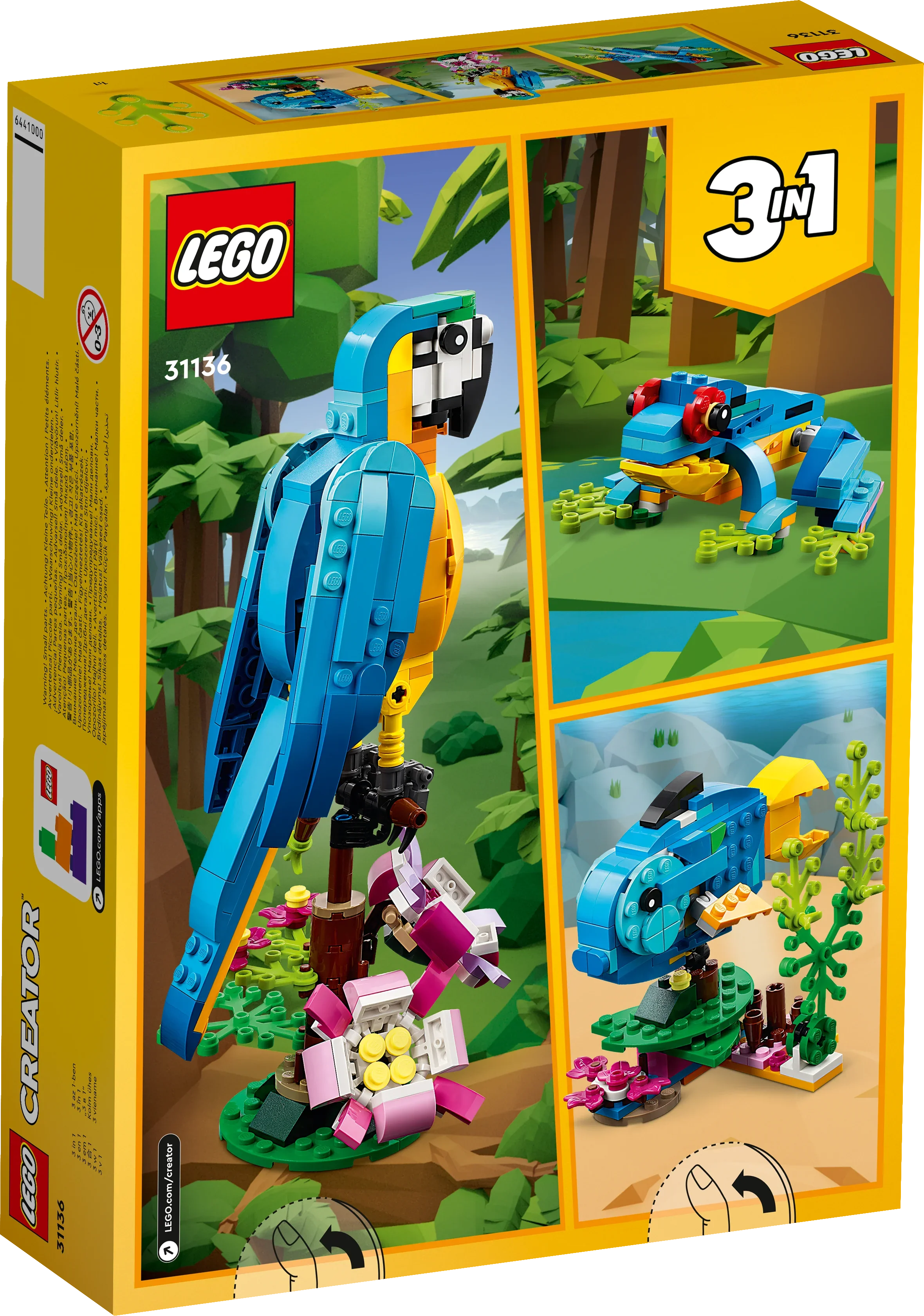 LEGO® 31136 Creator Exotischer Papagei