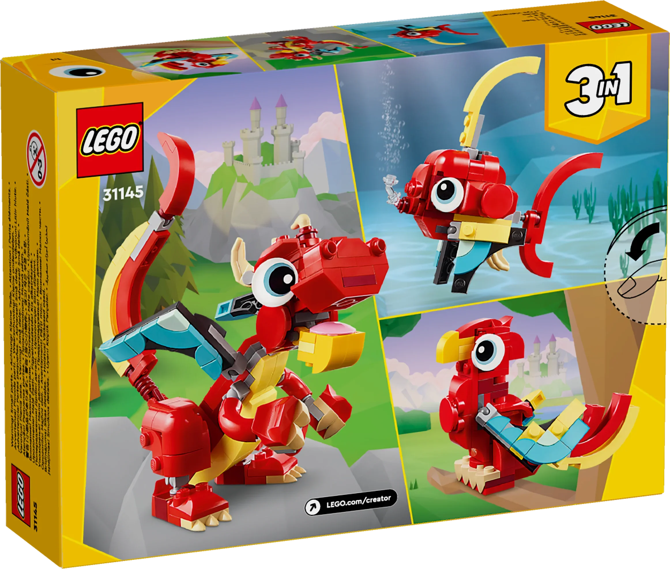 LEGO® 31145 Creator Roter Drache