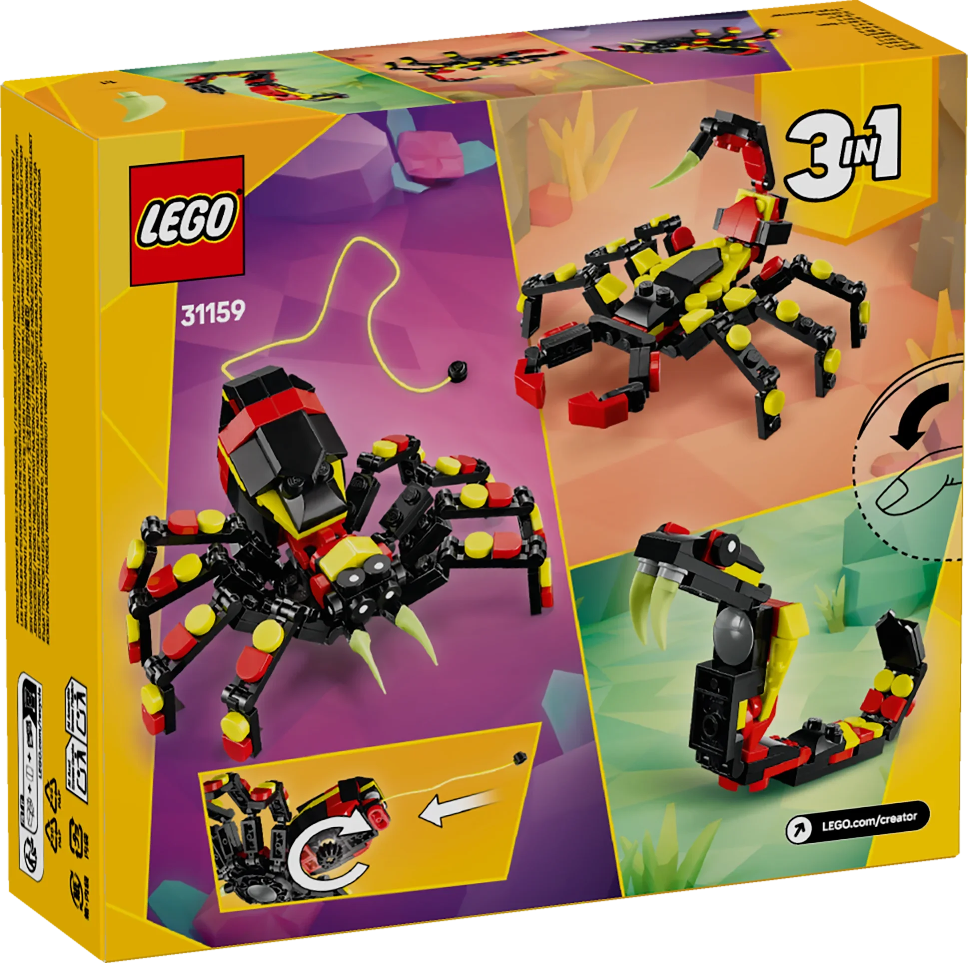 LEGO® 31159 Creator Wilde Tiere: Überraschungsspinne