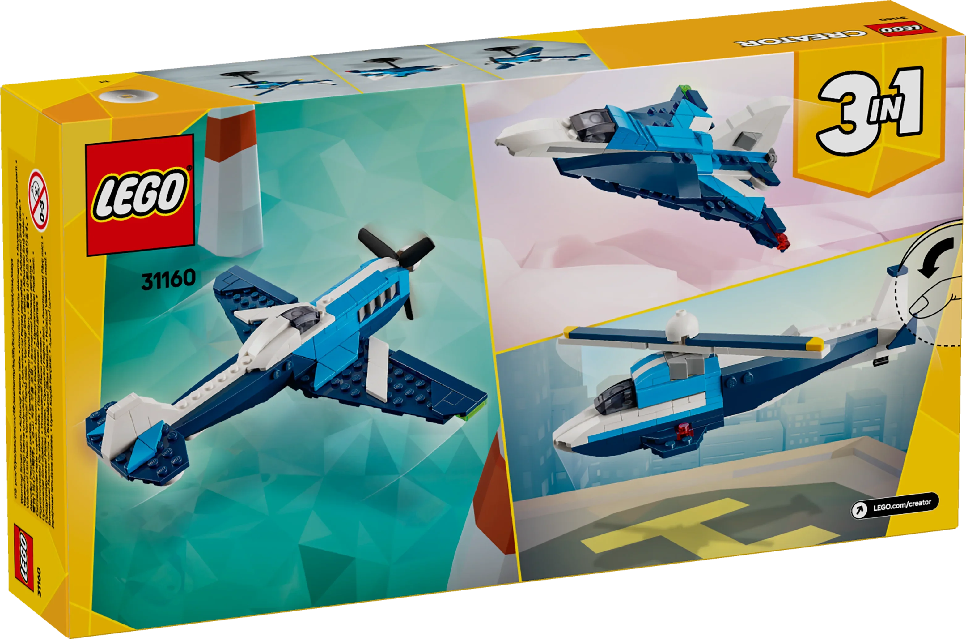 LEGO® 31160 Creator Flieger: Rennflugzeug
