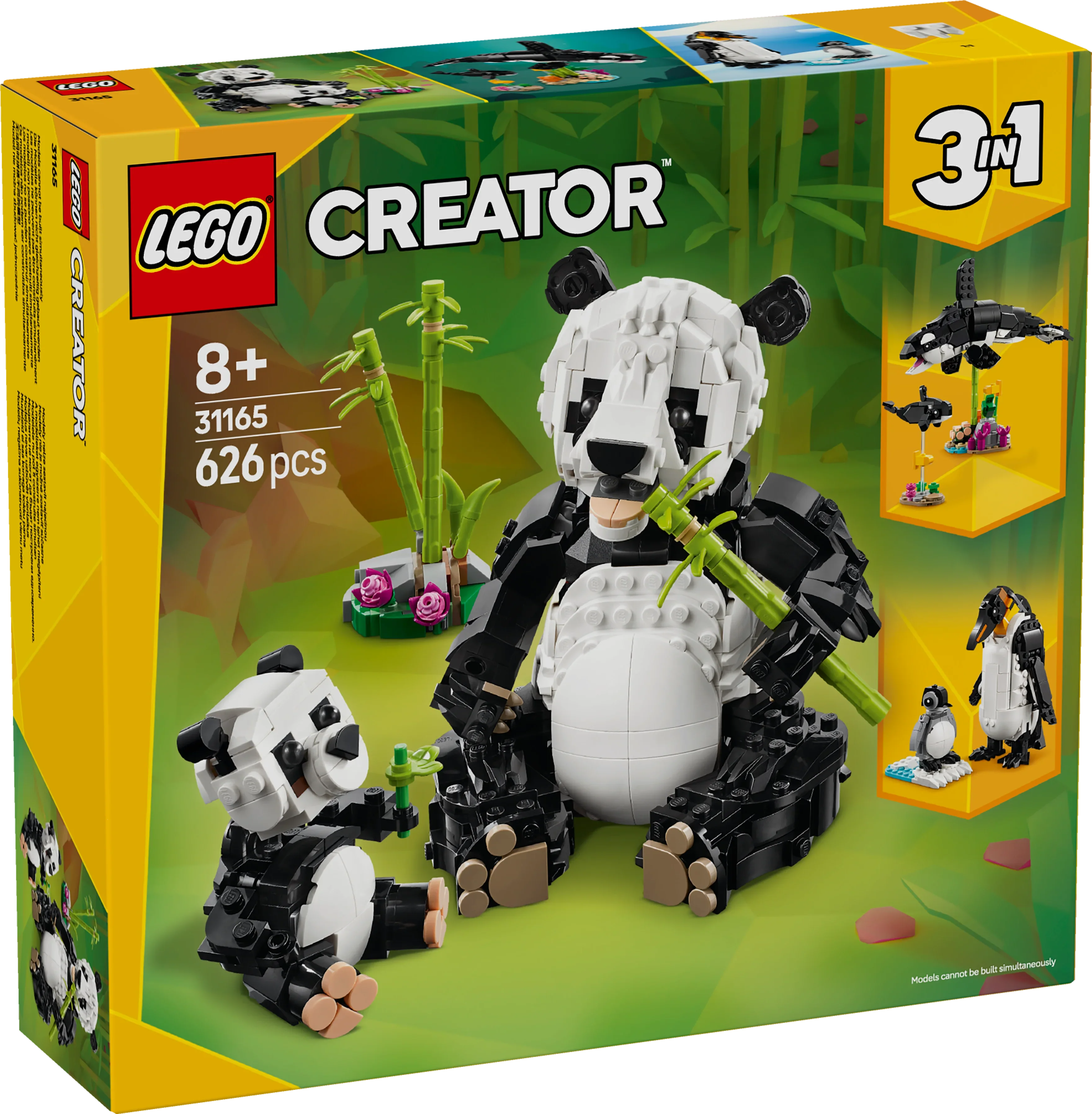 LEGO® 31165 Creator Wilde Tiere: Pandafamilie