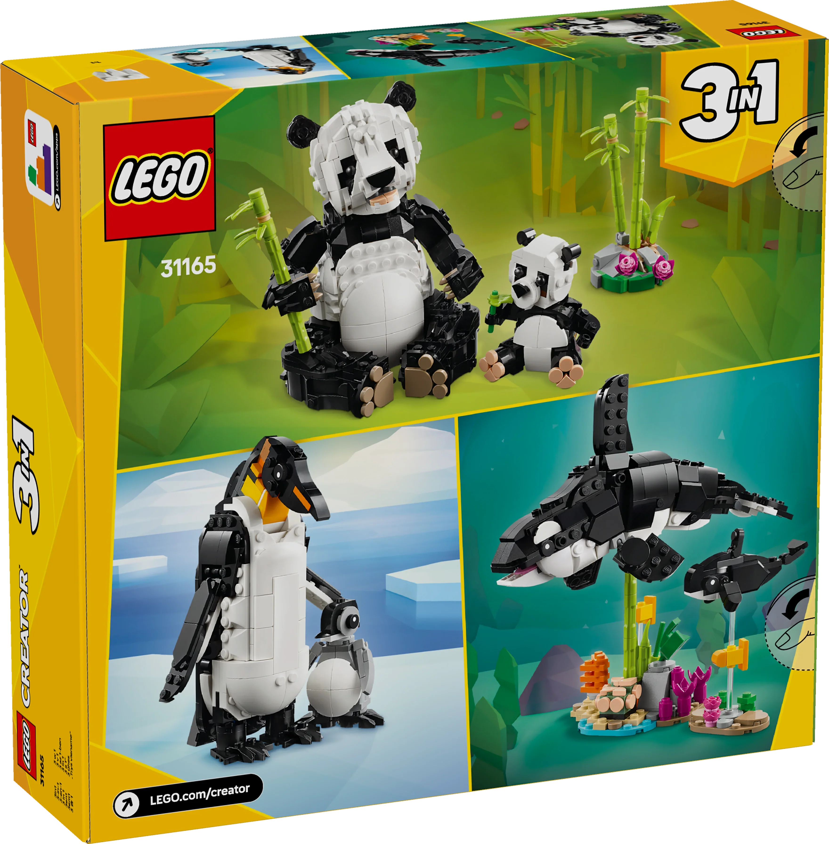 LEGO® 31165 Creator Wilde Tiere: Pandafamilie