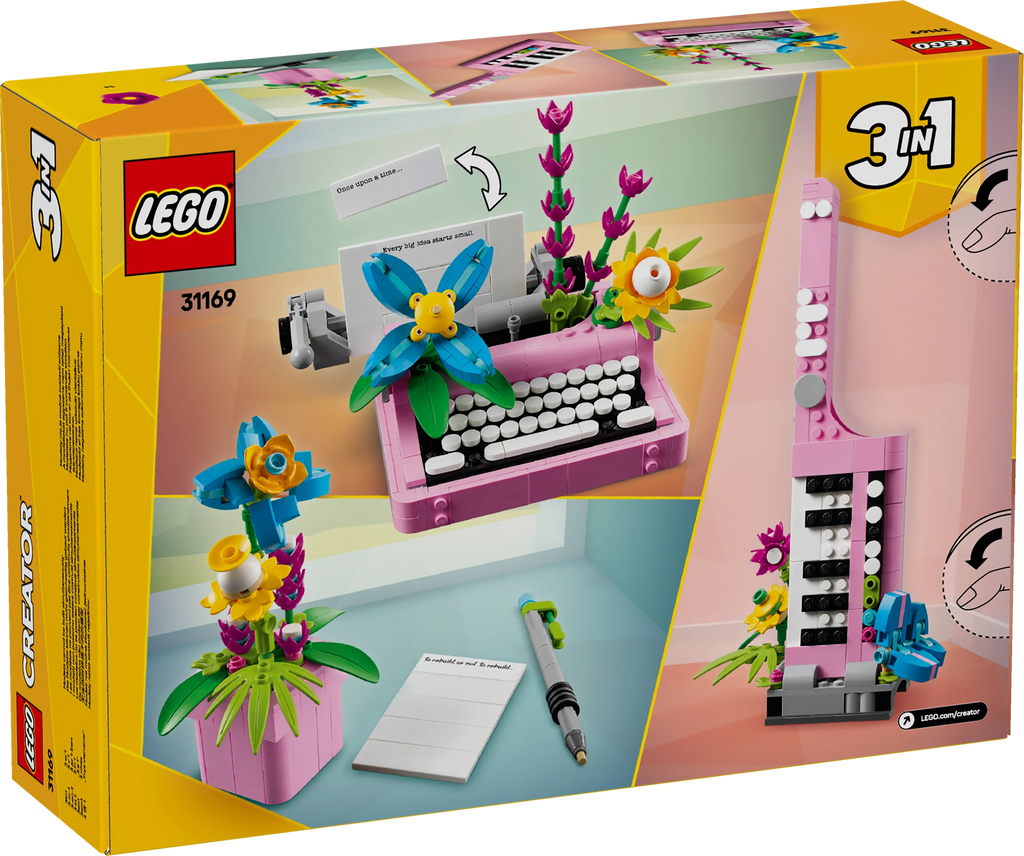 LEGO® 31169 Creator Schreibmaschine mit Blumen