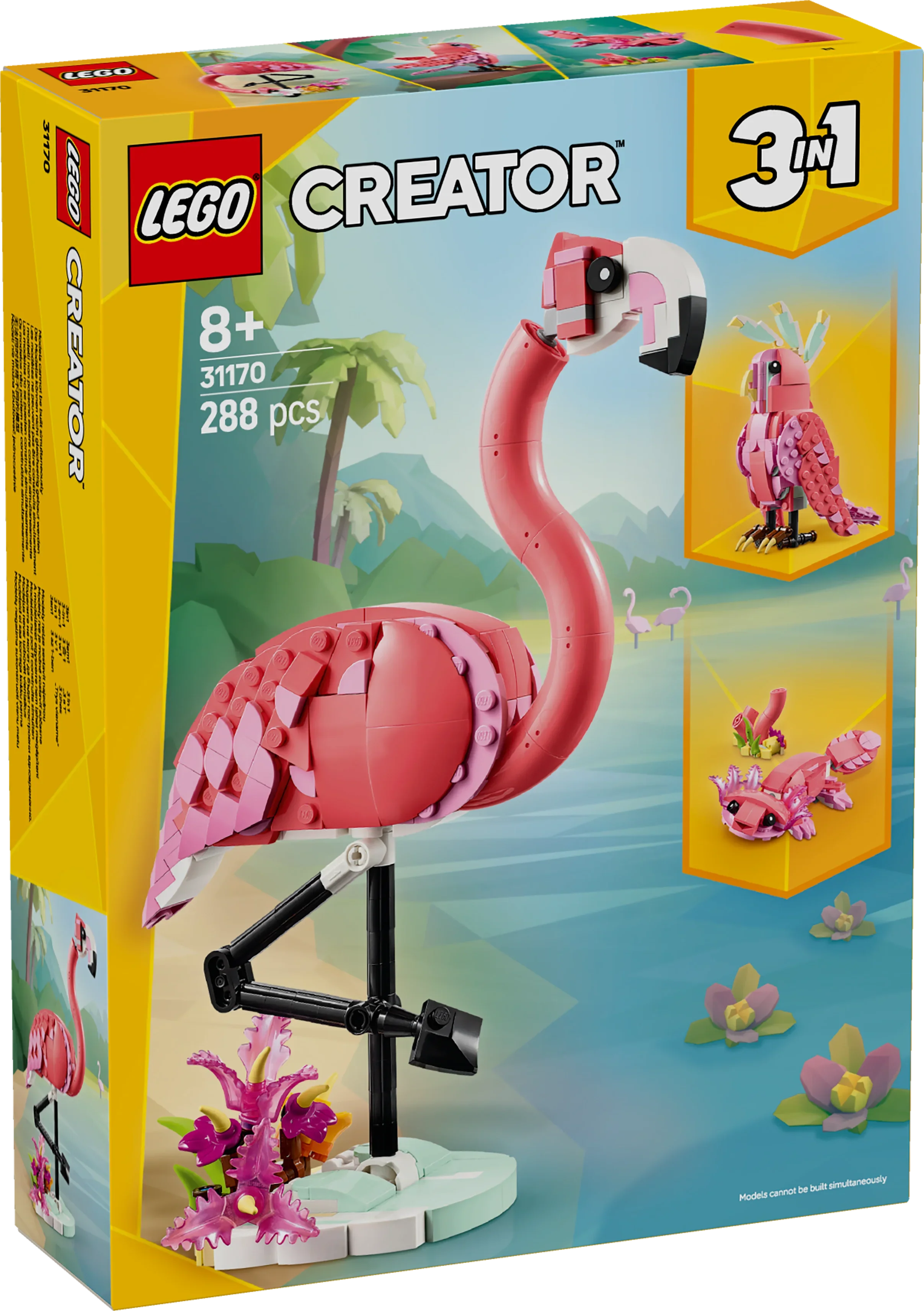 LEGO® 31170 Creator Wilde Tiere: Rosa Flamingo