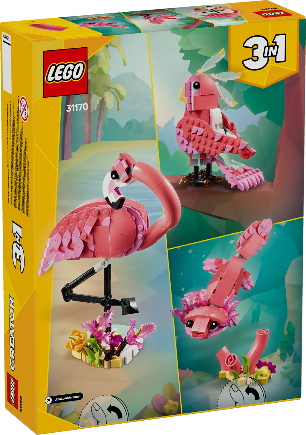 LEGO® 31170 Creator Wilde Tiere: Rosa Flamingo