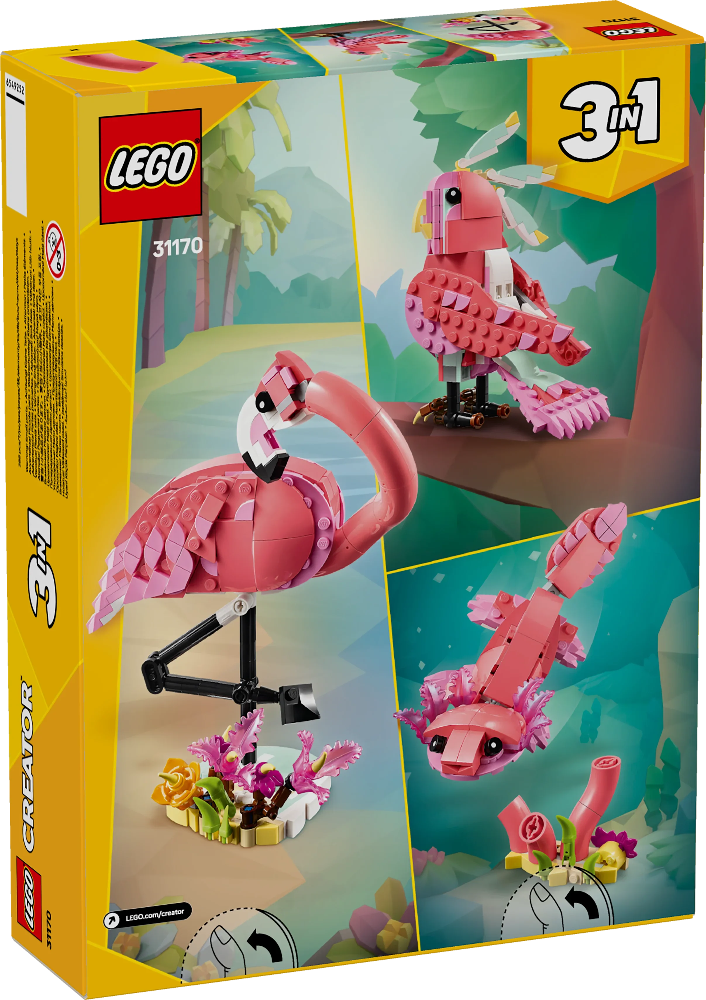 LEGO® 31170 Creator Wilde Tiere: Rosa Flamingo