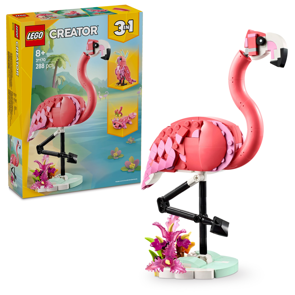 LEGO® 31170 Creator Wilde Tiere: Rosa Flamingo