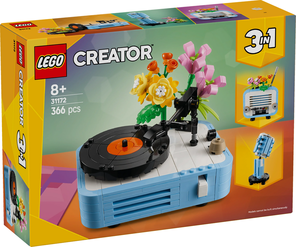 LEGO® 31172 Creator Plattenspieler mit Blumen