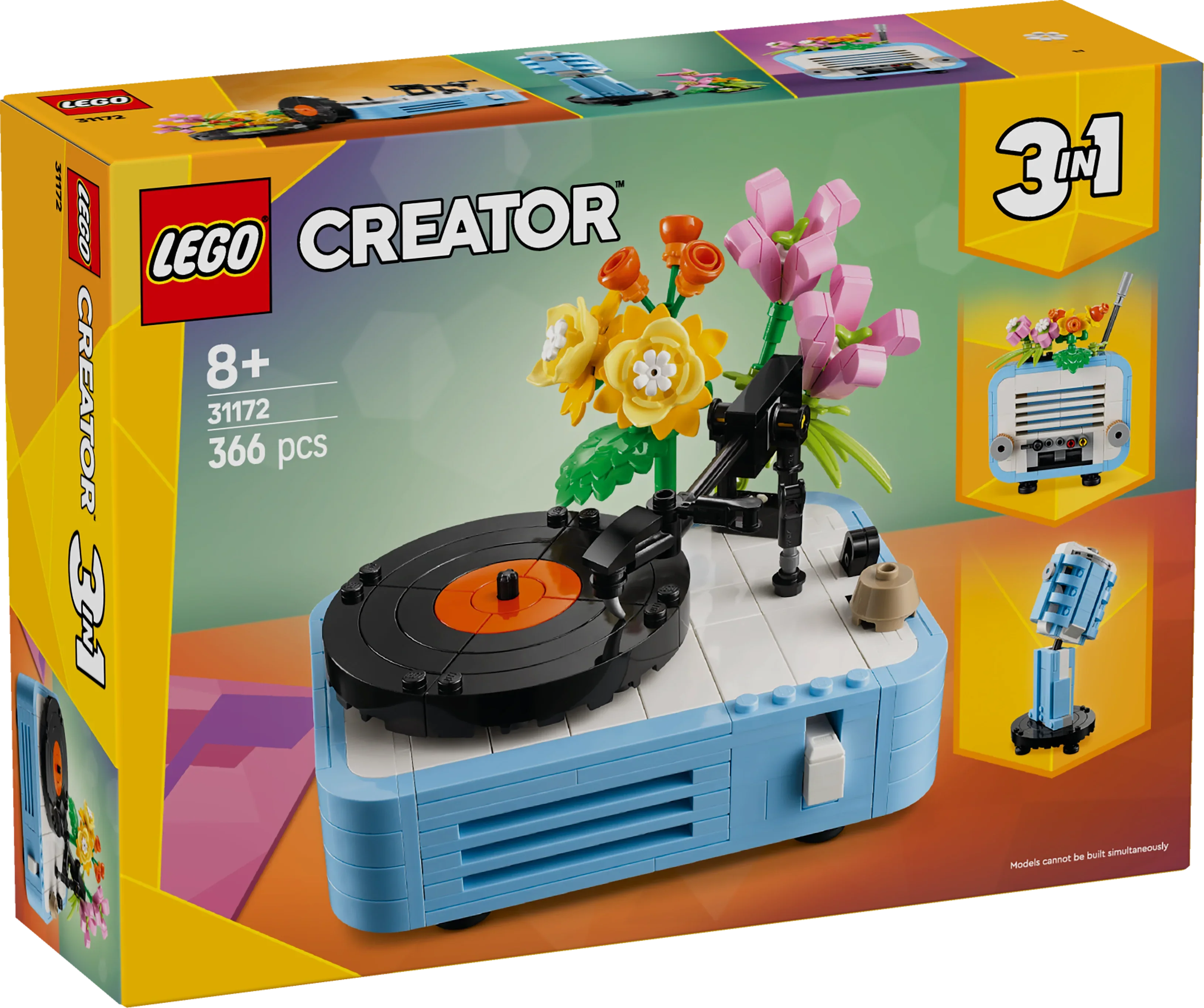 LEGO® 31172 Creator Plattenspieler mit Blumen