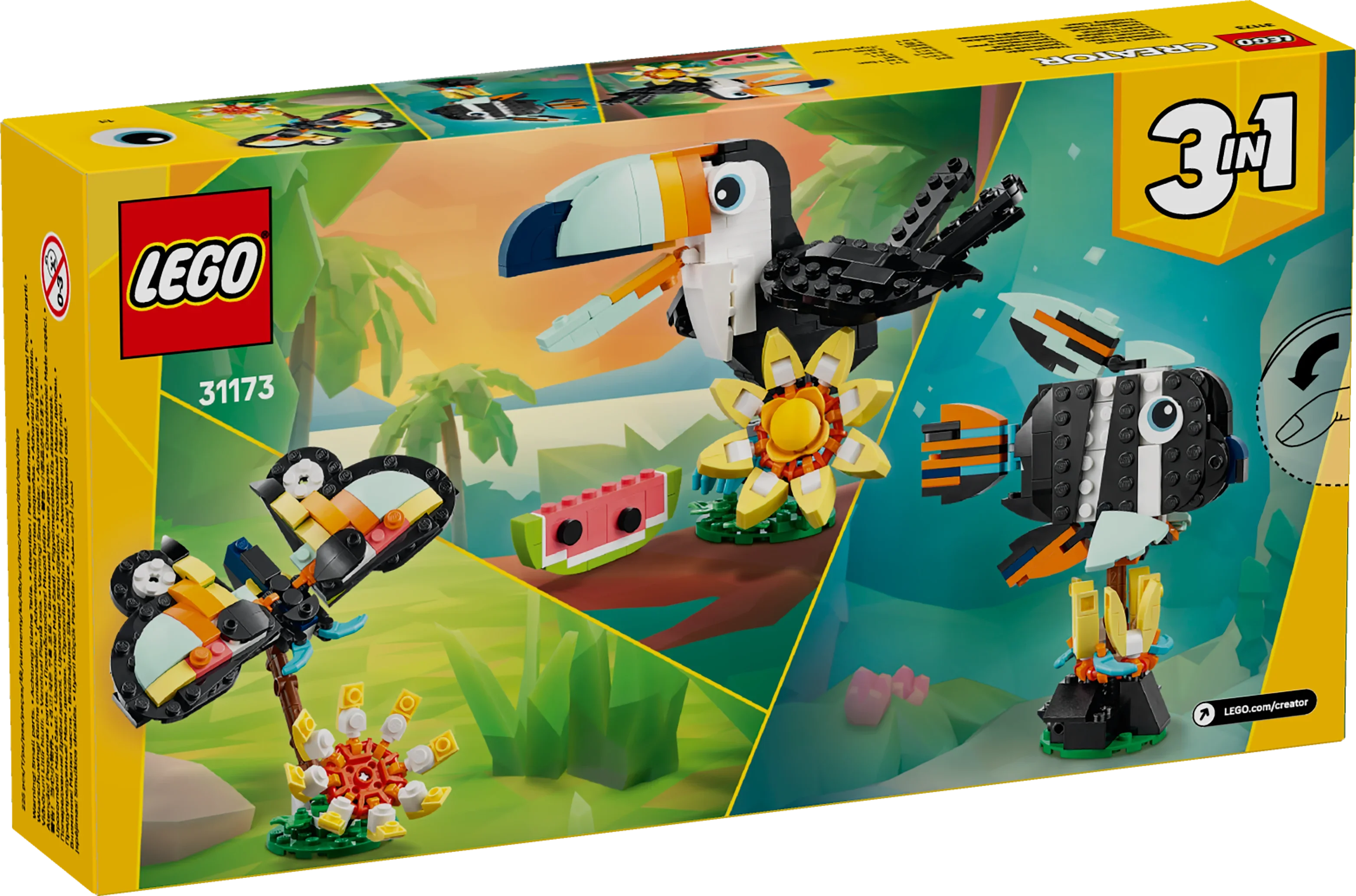LEGO® 31173 Creator Wilde Tiere: Tropischer Tukan