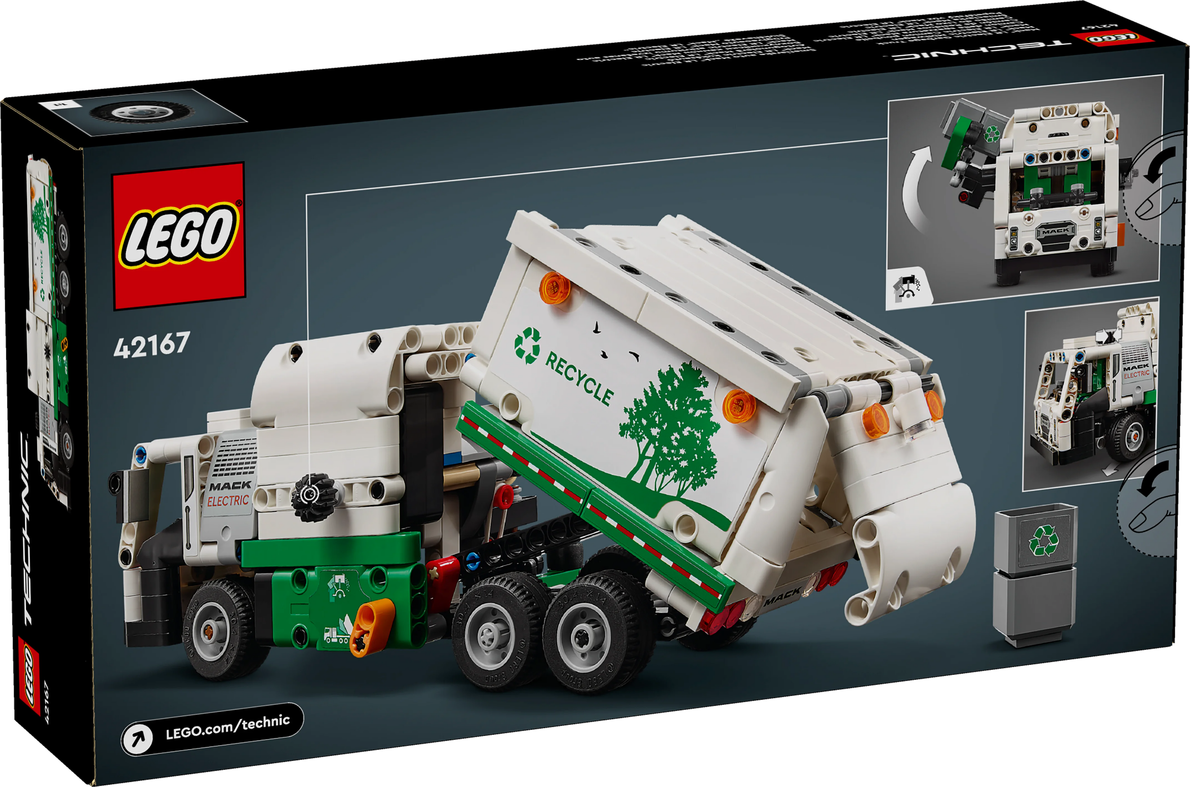 LEGO® 42167 Technic Mack® LR Electric Müllwagen