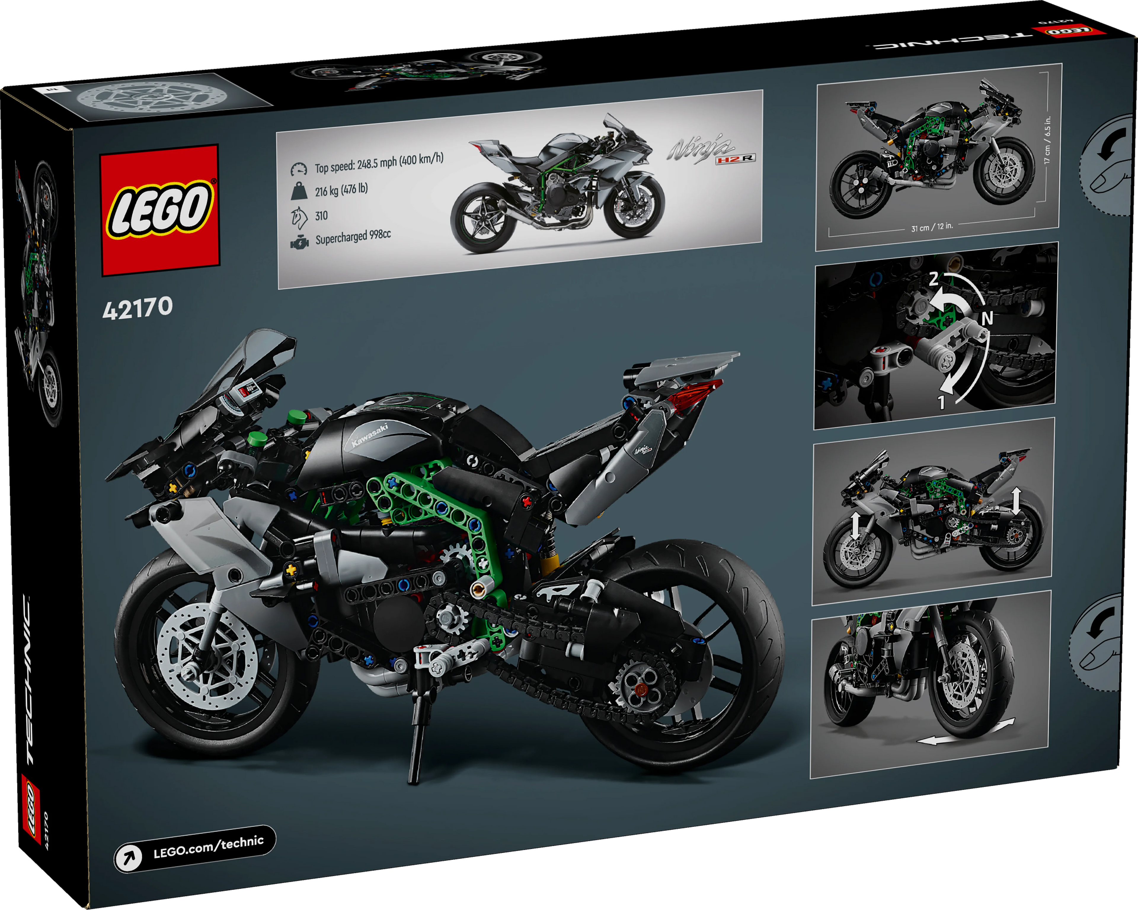 LEGO® 42170 Technic Kawasaki Ninja H2R Motorrad