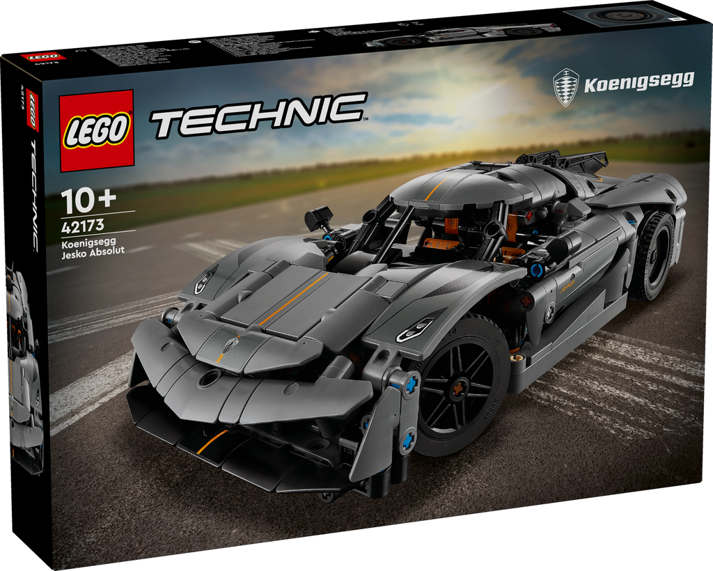 LEGO® 42173 Technic Koenigsegg Jesko Absolut Supersportwagen in Grau
