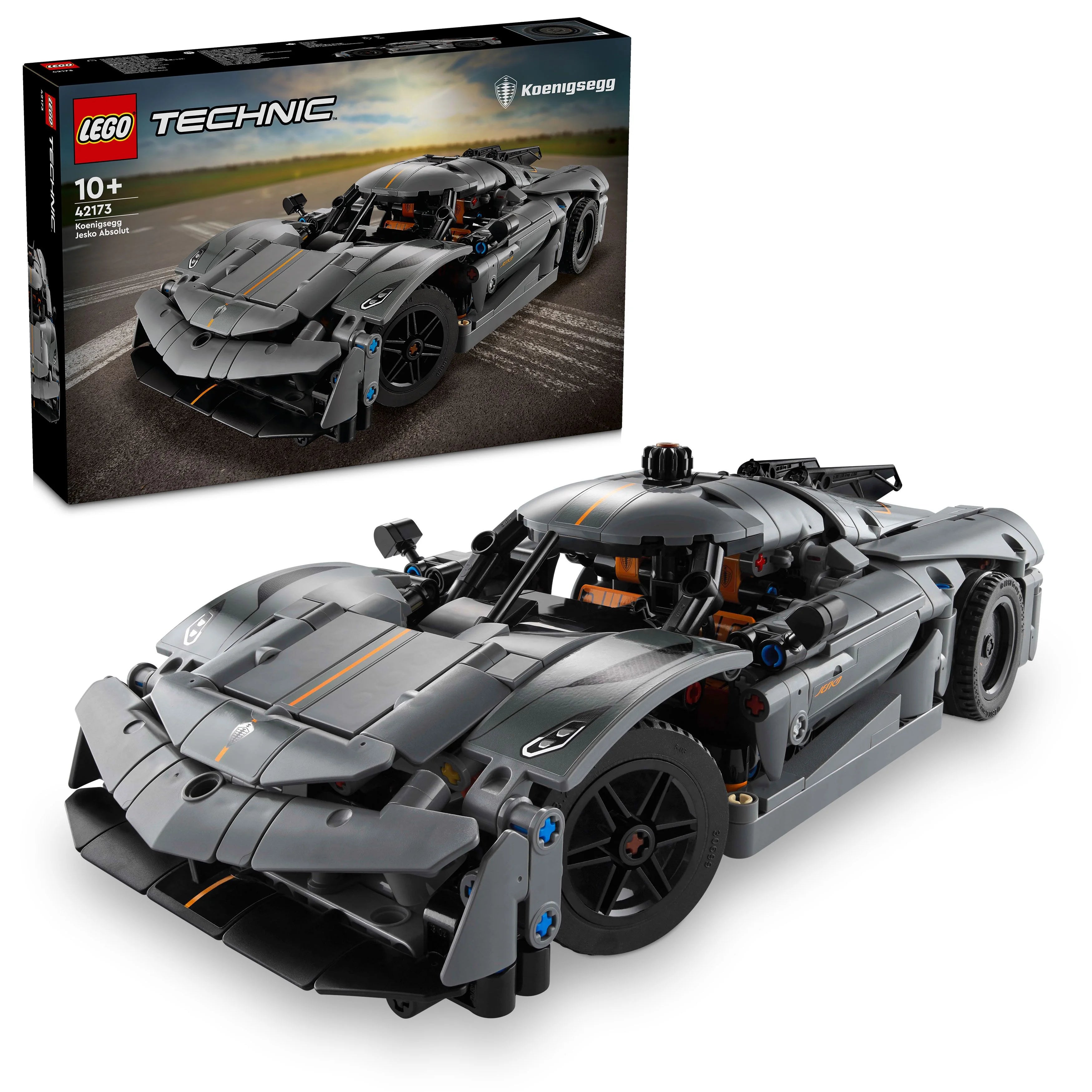 LEGO® 42173 Technic Koenigsegg Jesko Absolut Supersportwagen in Grau