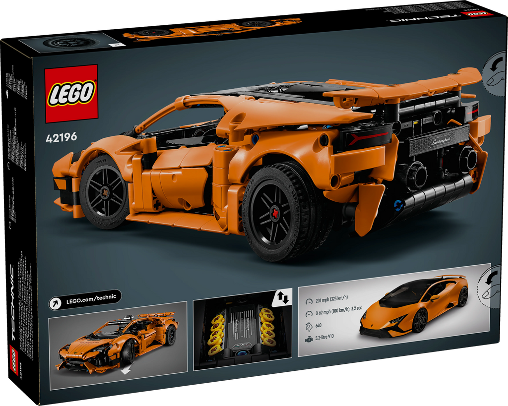 LEGO® 42196 Technic Lamborghini Huracán Tecnica Orange