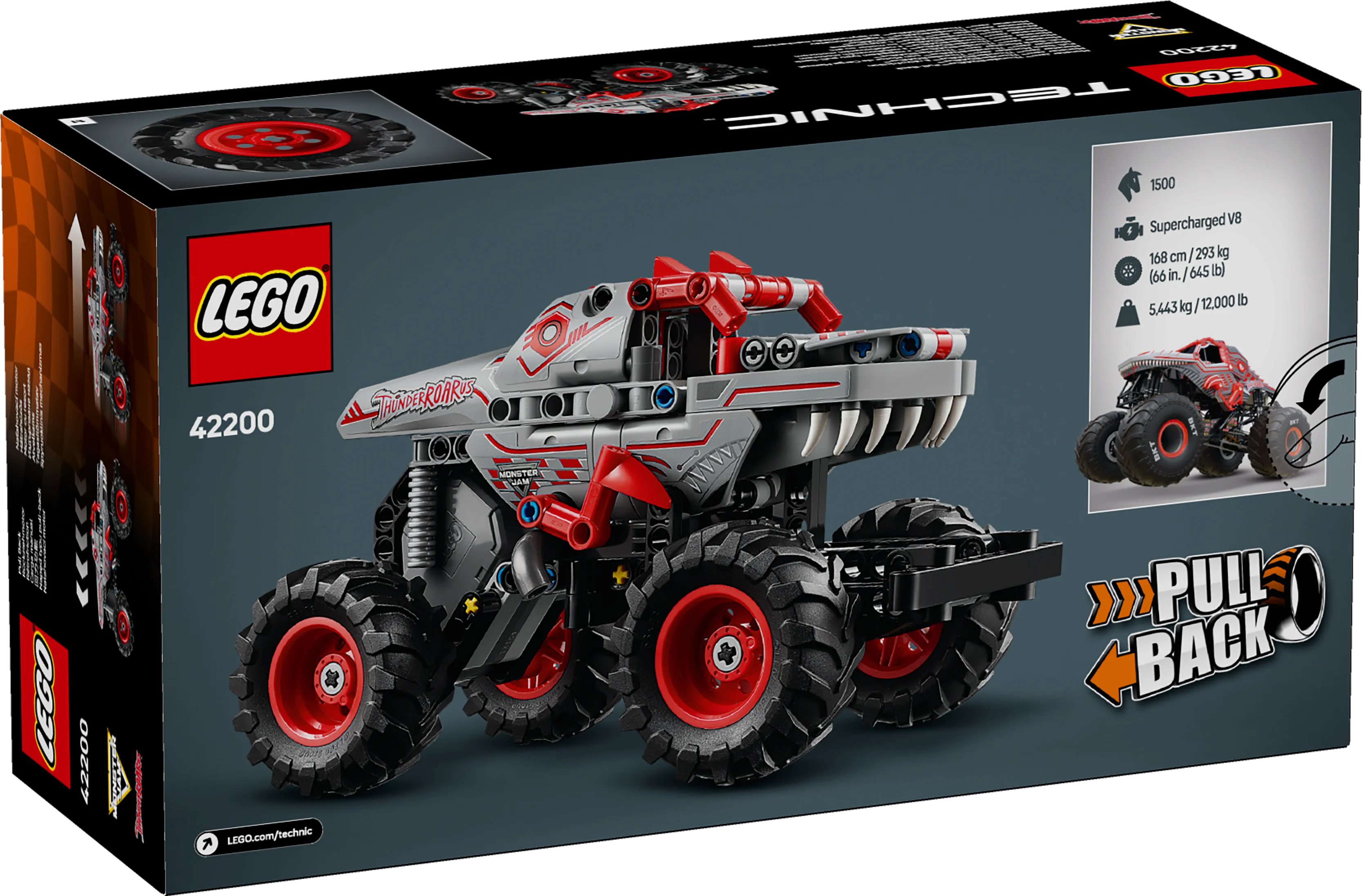 LEGO® 42200 Technic Monster Jam™ ThunderROARus™