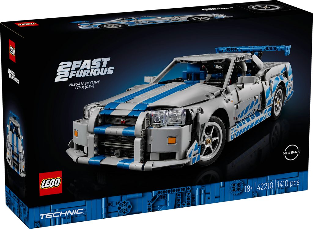 LEGO® 42210 Technic 2 Fast 2 Furious Nissan Skyline GT-R (R34) Flitzer