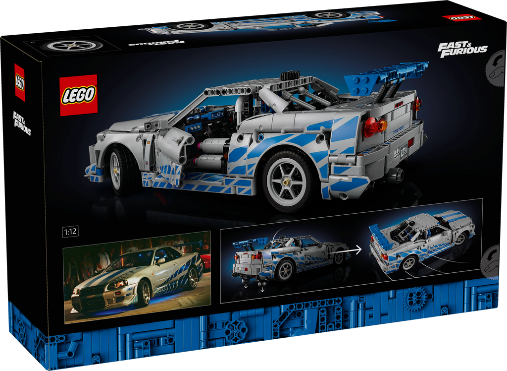 LEGO® 42210 Technic 2 Fast 2 Furious Nissan Skyline GT-R (R34) Flitzer