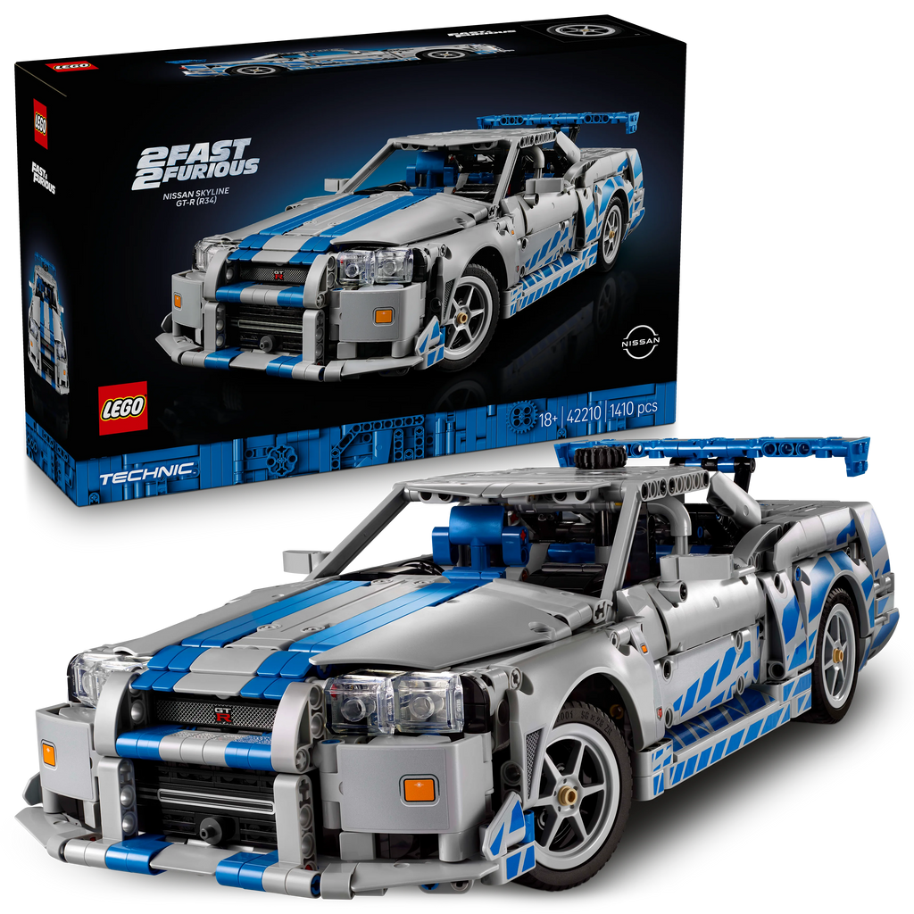 LEGO® 42210 Technic 2 Fast 2 Furious Nissan Skyline GT-R (R34) Flitzer