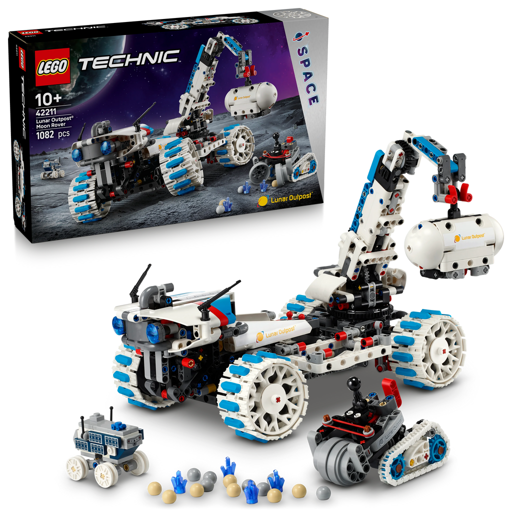LEGO® 42211 Technic Lunar Outpost™ Mondrover-Raumfahrzeug