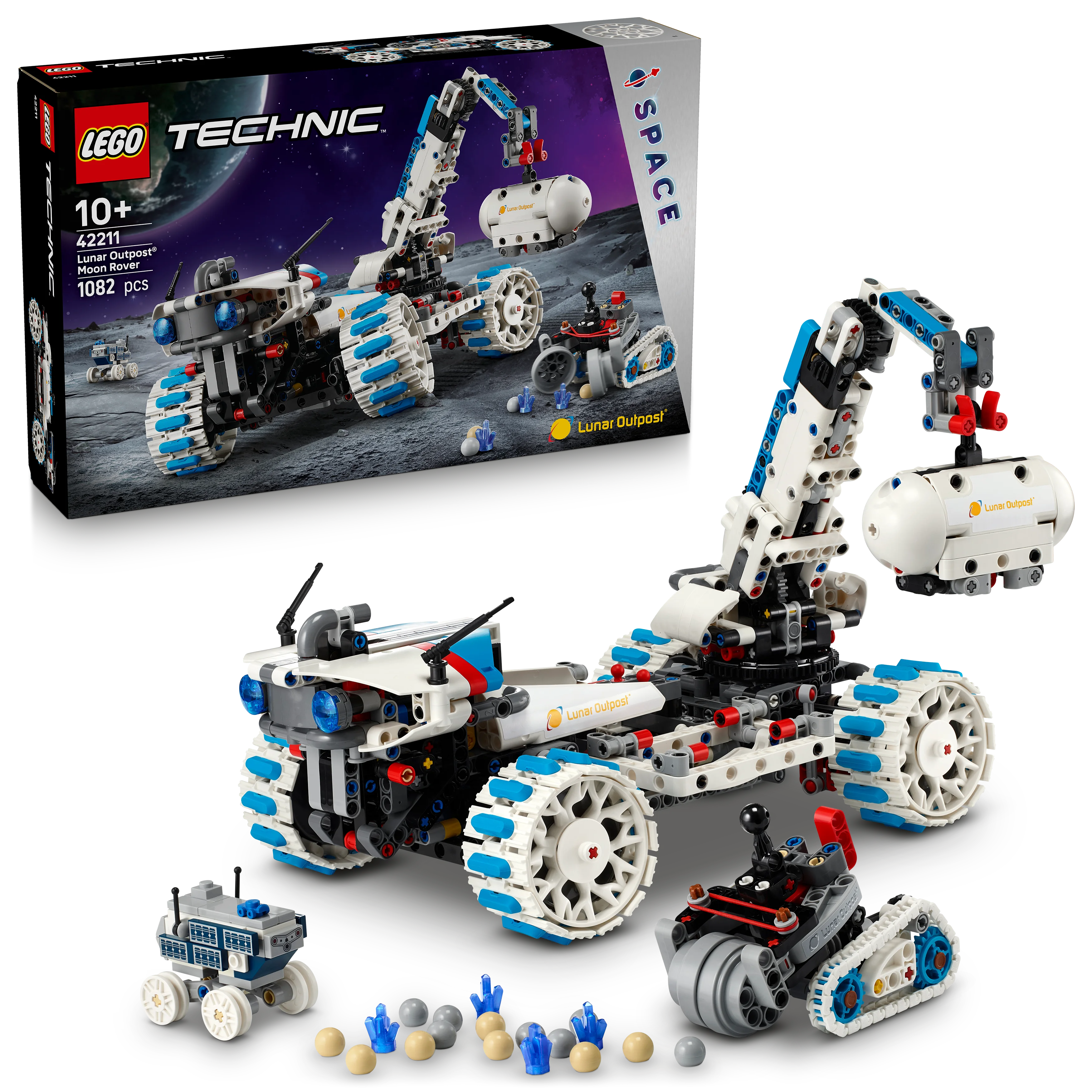 LEGO® 42211 Technic Lunar Outpost™ Mondrover-Raumfahrzeug