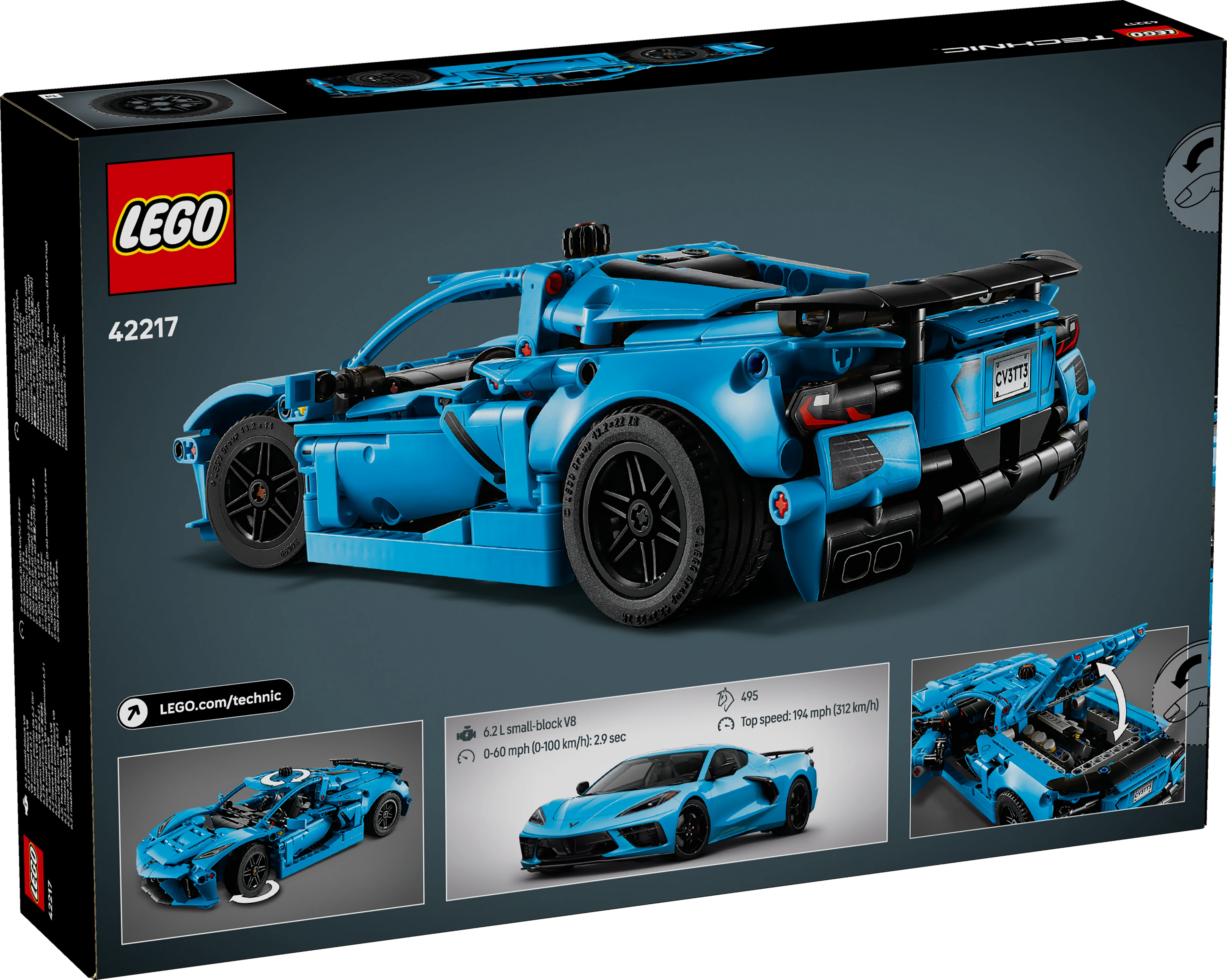 LEGO® 42217 Technic Chevrolet Corvette Stingray in Blau