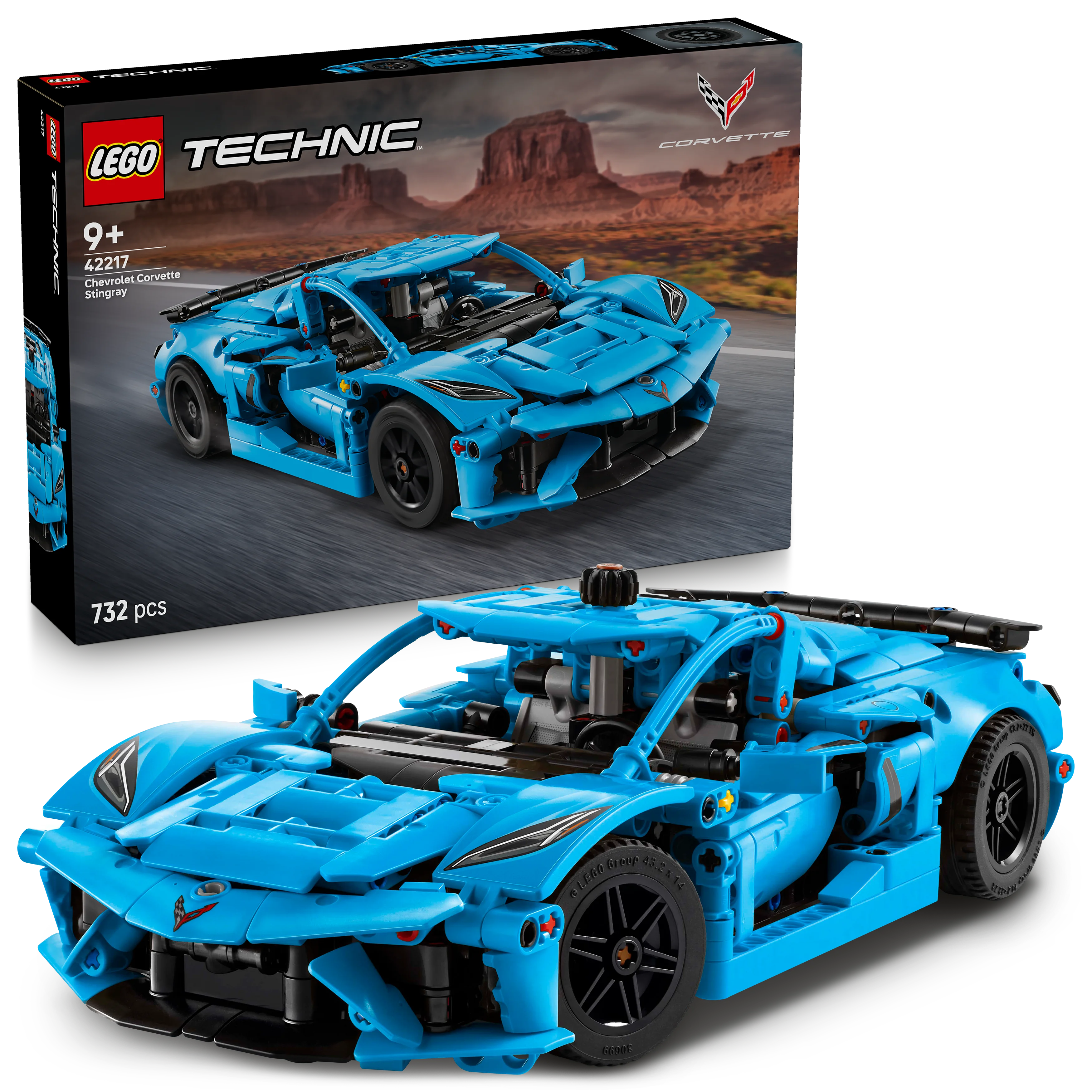 LEGO® 42217 Technic Chevrolet Corvette Stingray in Blau