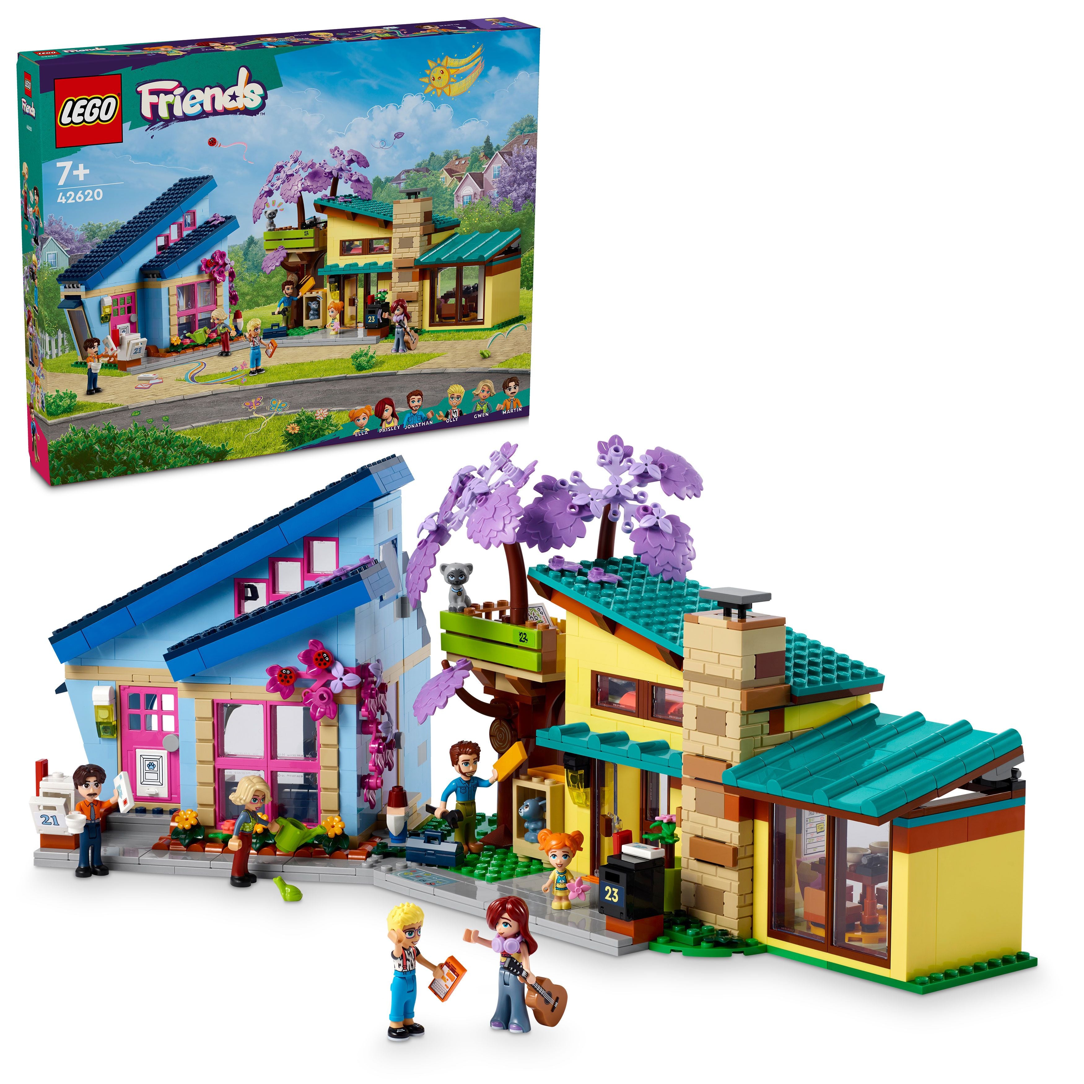 LEGO® 42620 Friends Ollys und Paisleys Familien Haus