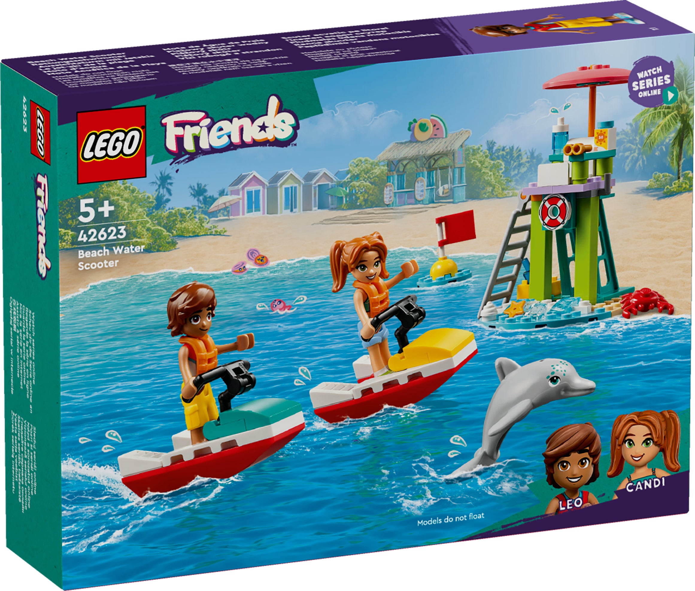 LEGO® 42623 Friends Rettungsschwimmer Aussichtsturm mit Jetskis