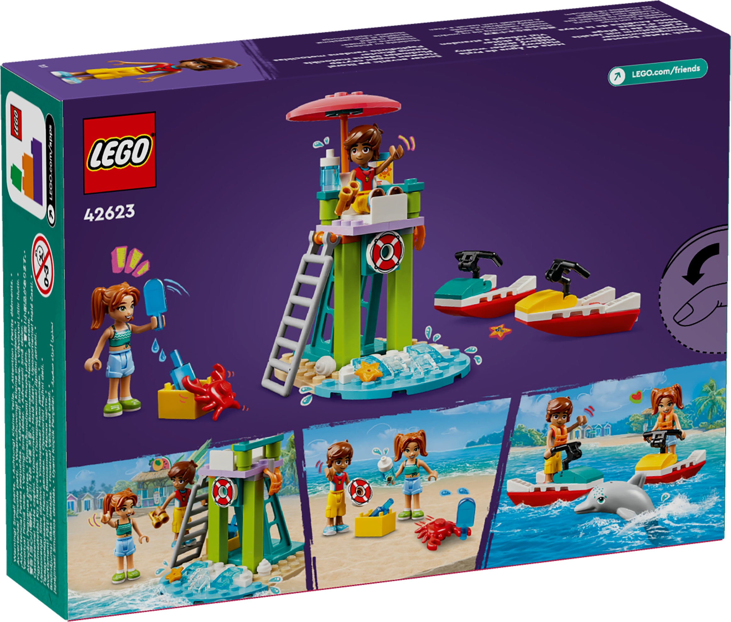 LEGO® 42623 Friends Rettungsschwimmer Aussichtsturm mit Jetskis
