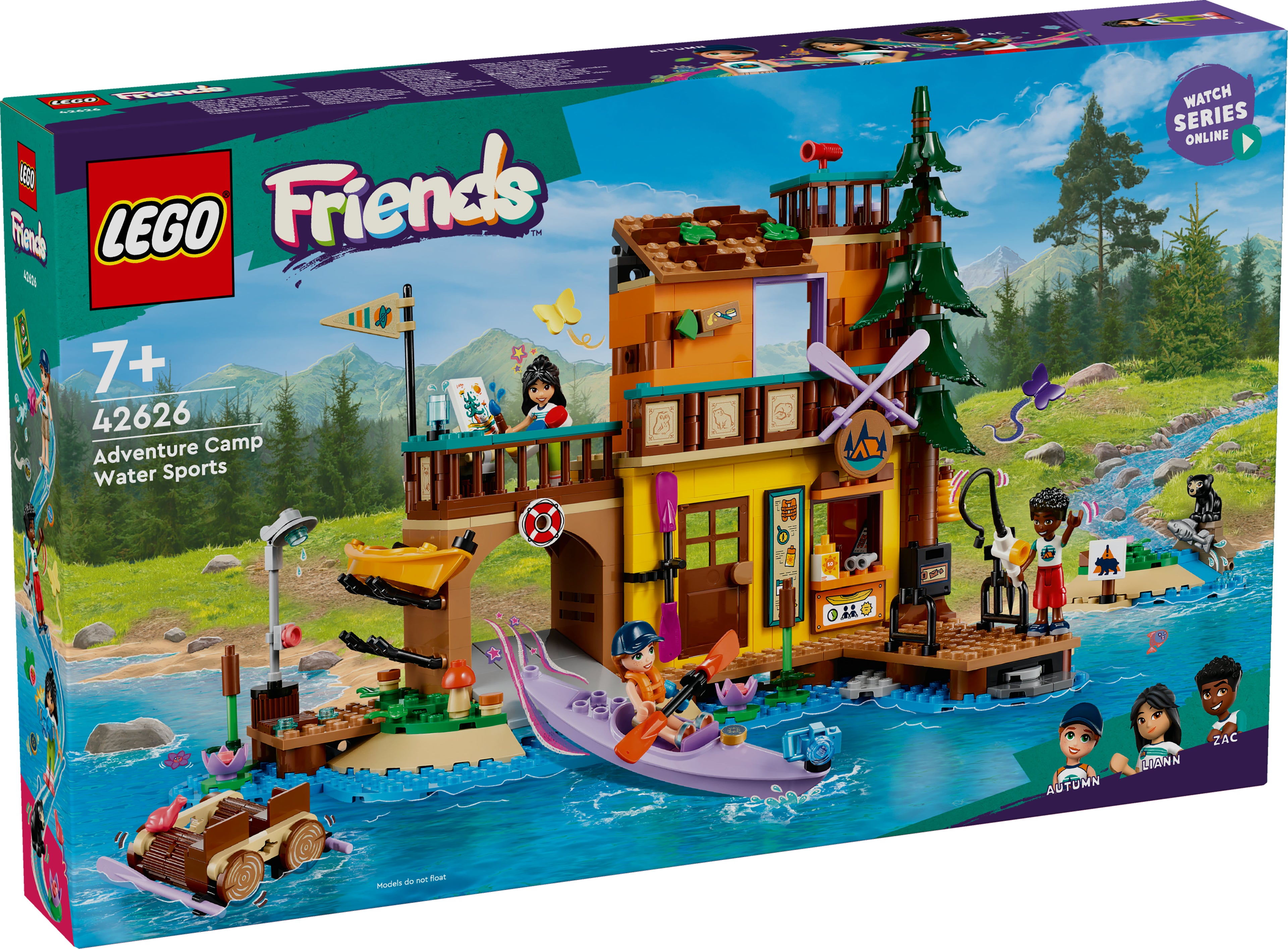 LEGO® 42626 Friends Abenteuercamp mit Kayak