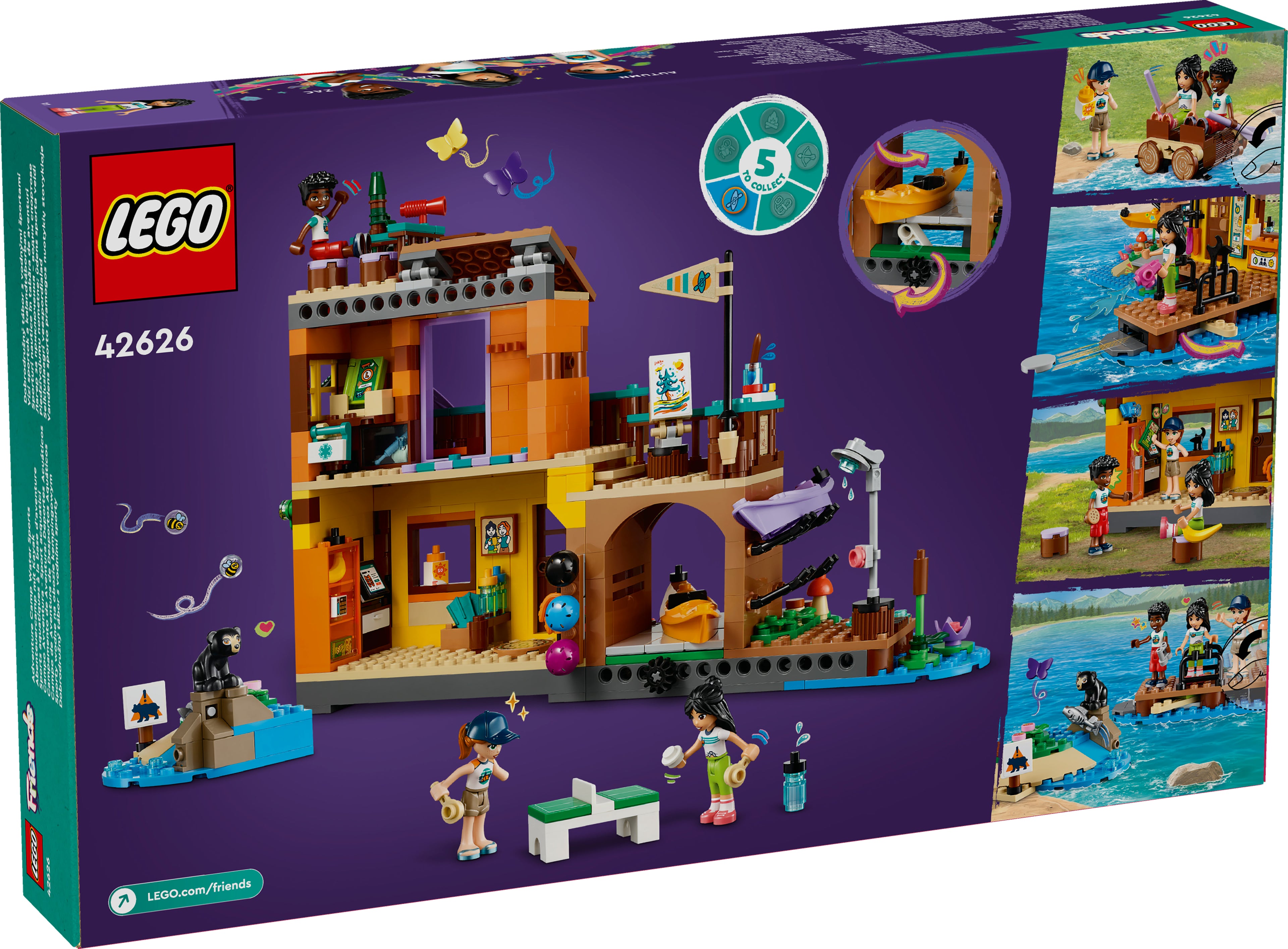 LEGO® 42626 Friends Abenteuercamp mit Kayak