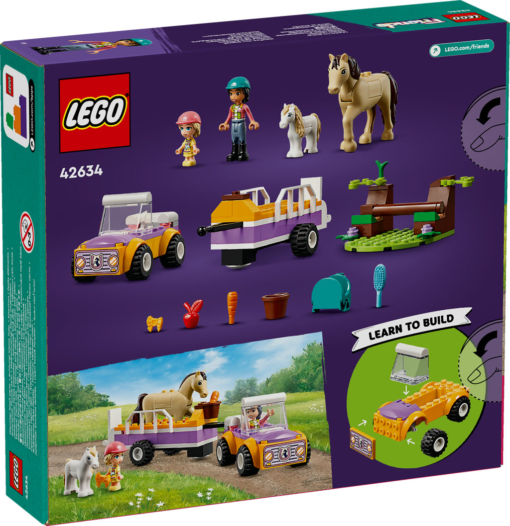 LEGO® 42634 Friends Pferde- und Pony-Anhänger